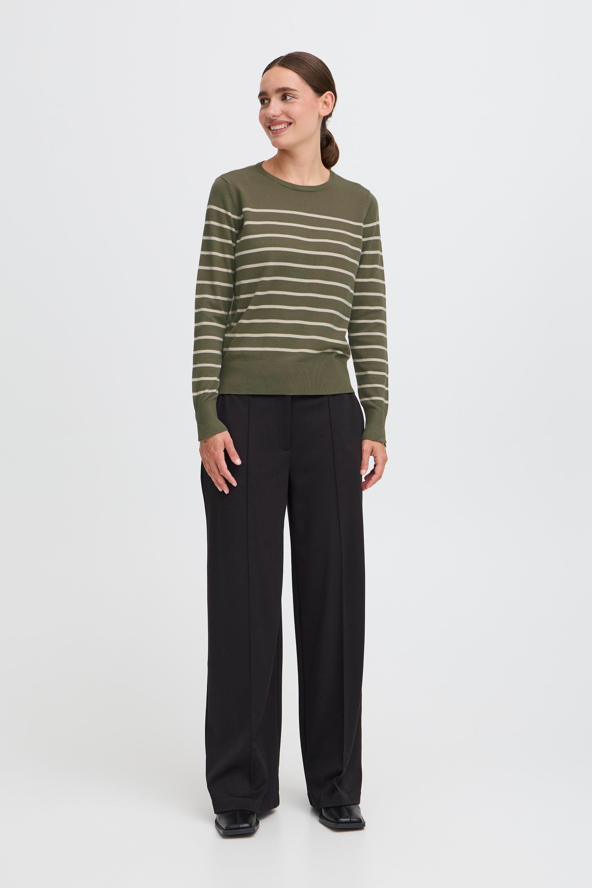 OXMO Strickfleece-Pullover »Strickpullover OXFKEANA«