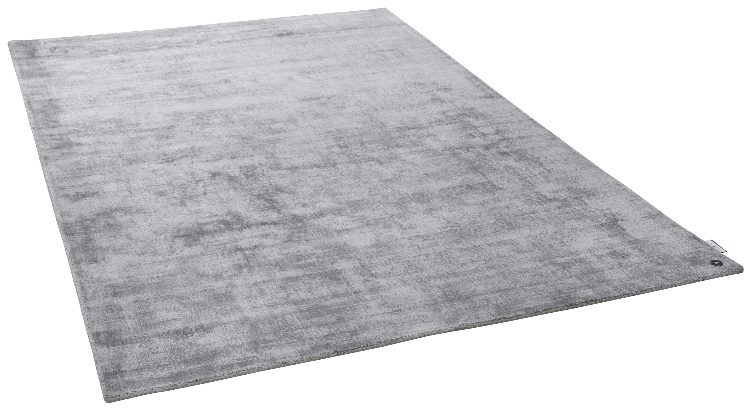 TOM TAILOR HOME Teppich »Shine uni« rechteckig 8 mm Höhe Handwebteppich, 100% Viskose, handgewebt, mit elegantem Schimmer