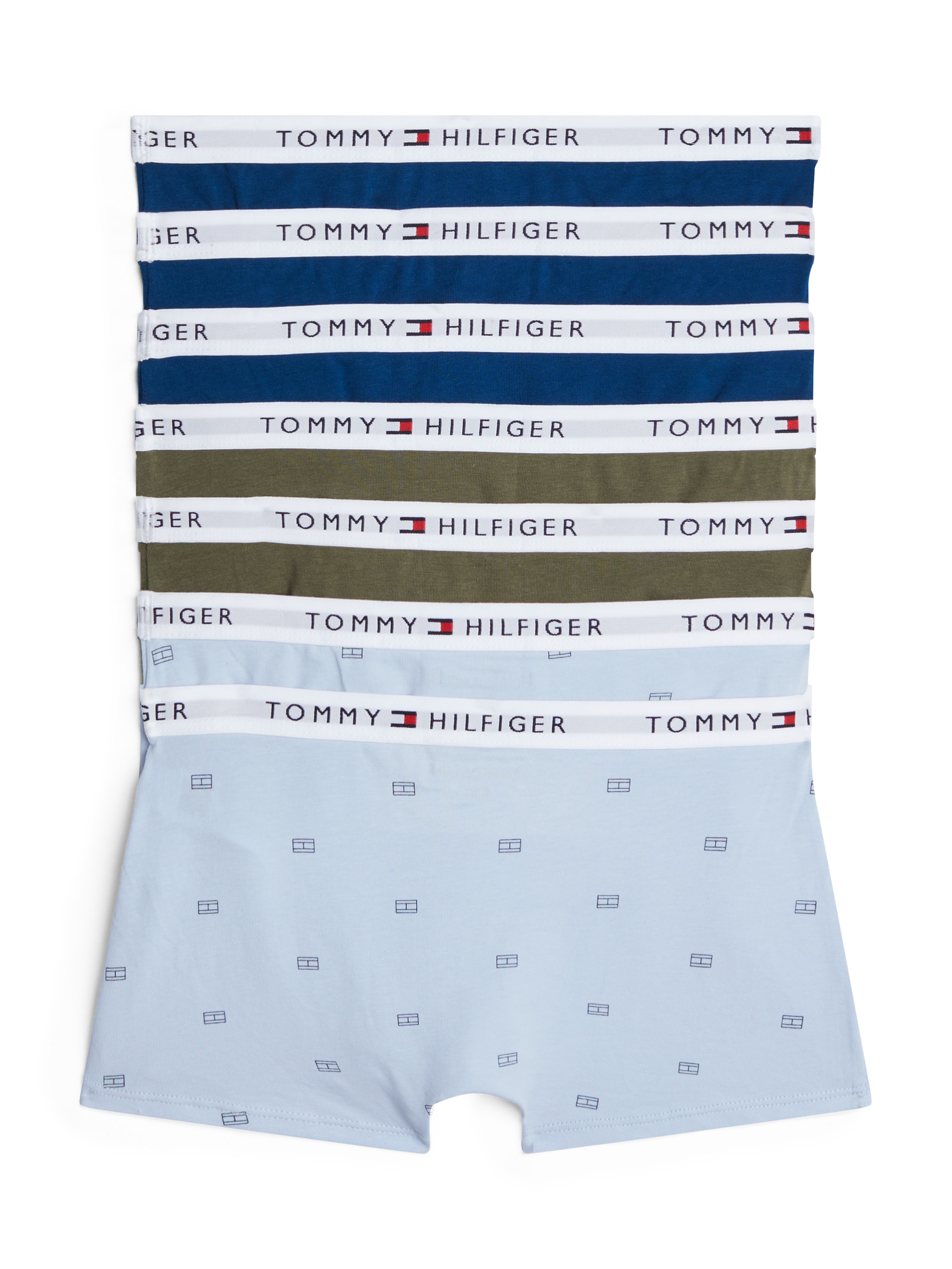 Tommy Hilfiger Underwear Trunk »7PK TRUNK PRINT«, (Packung, 7 St., 7er), mit Logo-Stretchbund