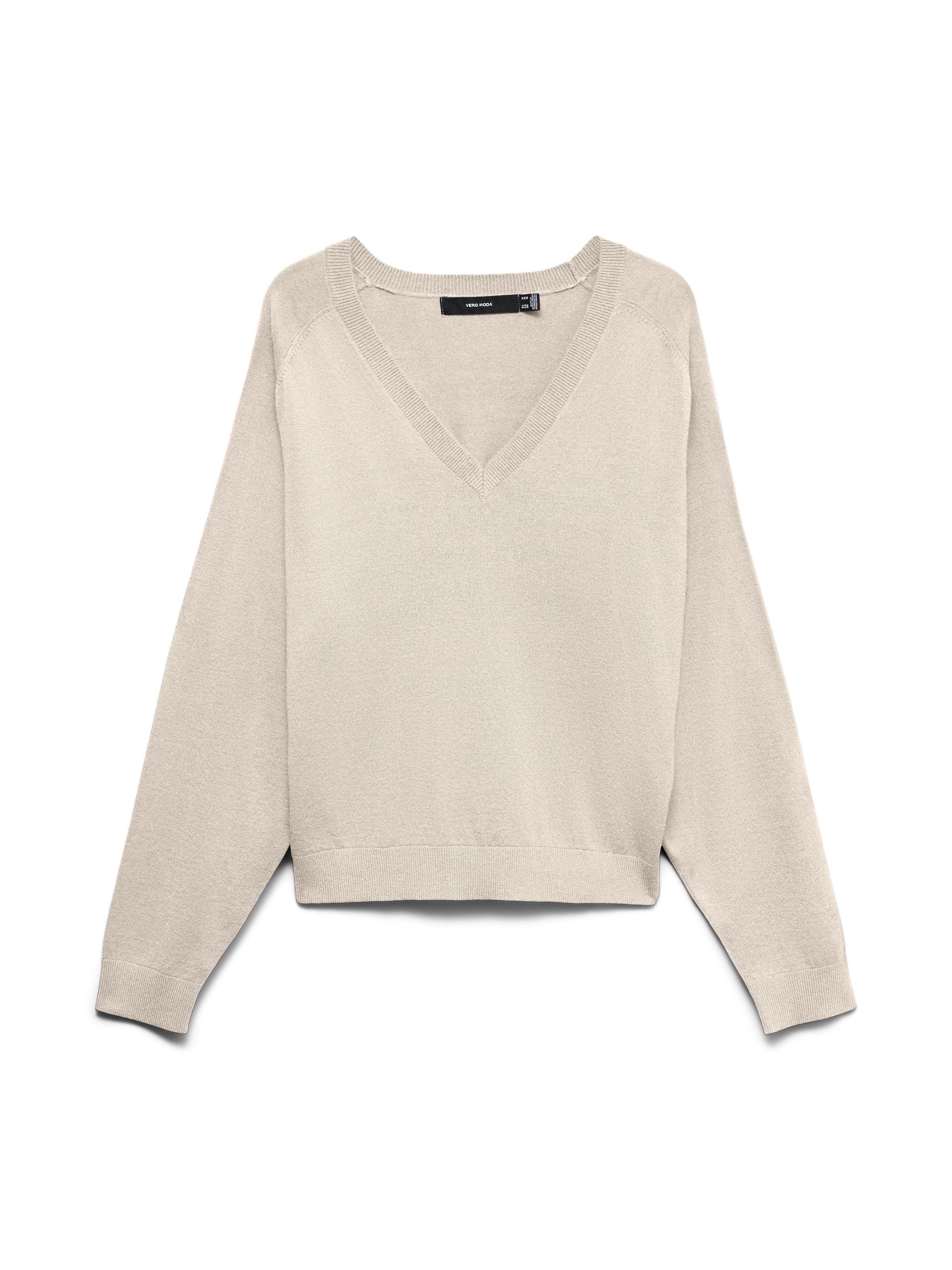 Vero Moda Strickpullover »VMHOLLY KARIS LS V-NECK PULLOVER BOO« Viskosemischung