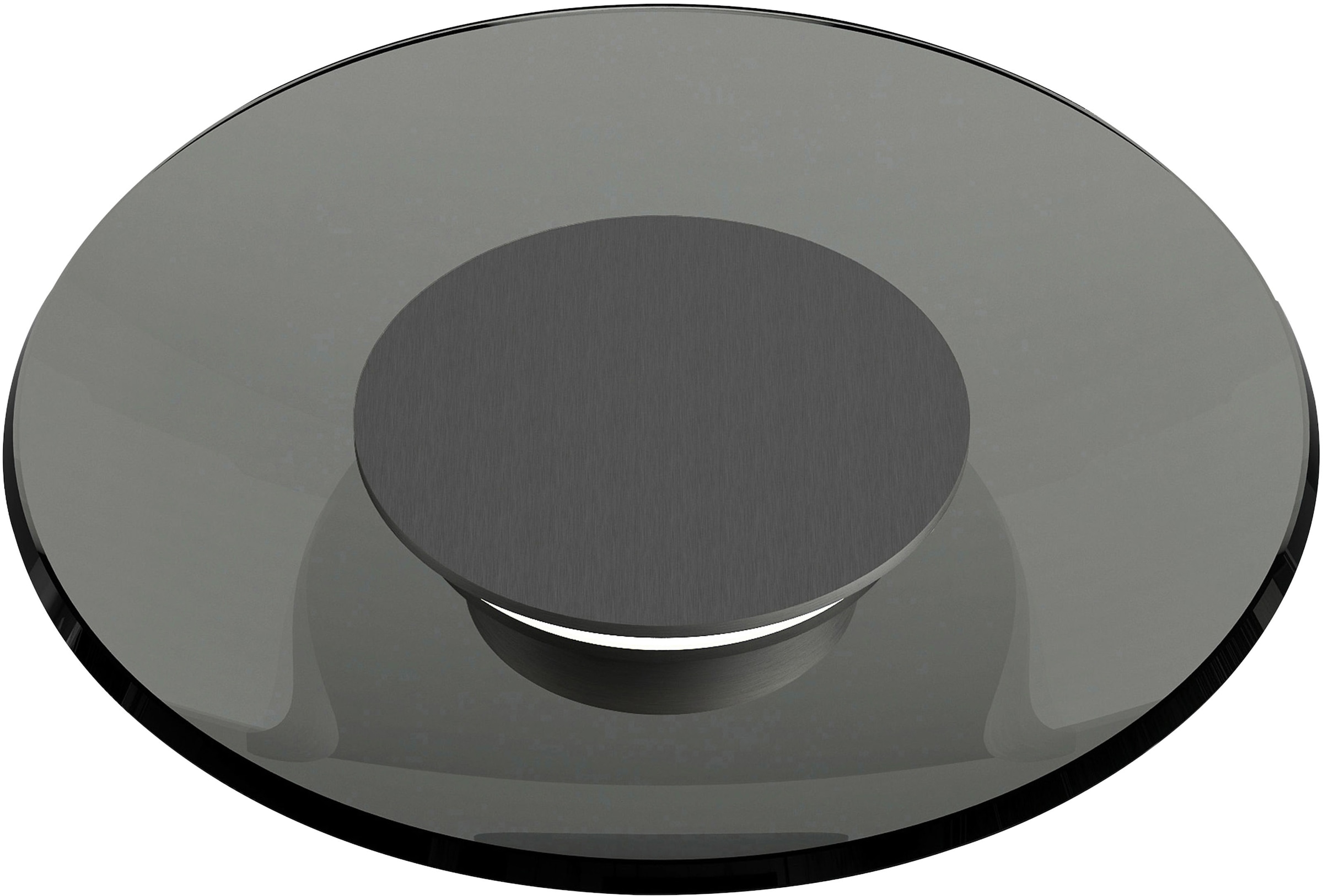 Neuhaus PURE LED Tischleuchte »PURE Moon« LED-Board 1 Stk. Warmweiß Stufenloses dimmen per Touchdimmer, Rauchglas