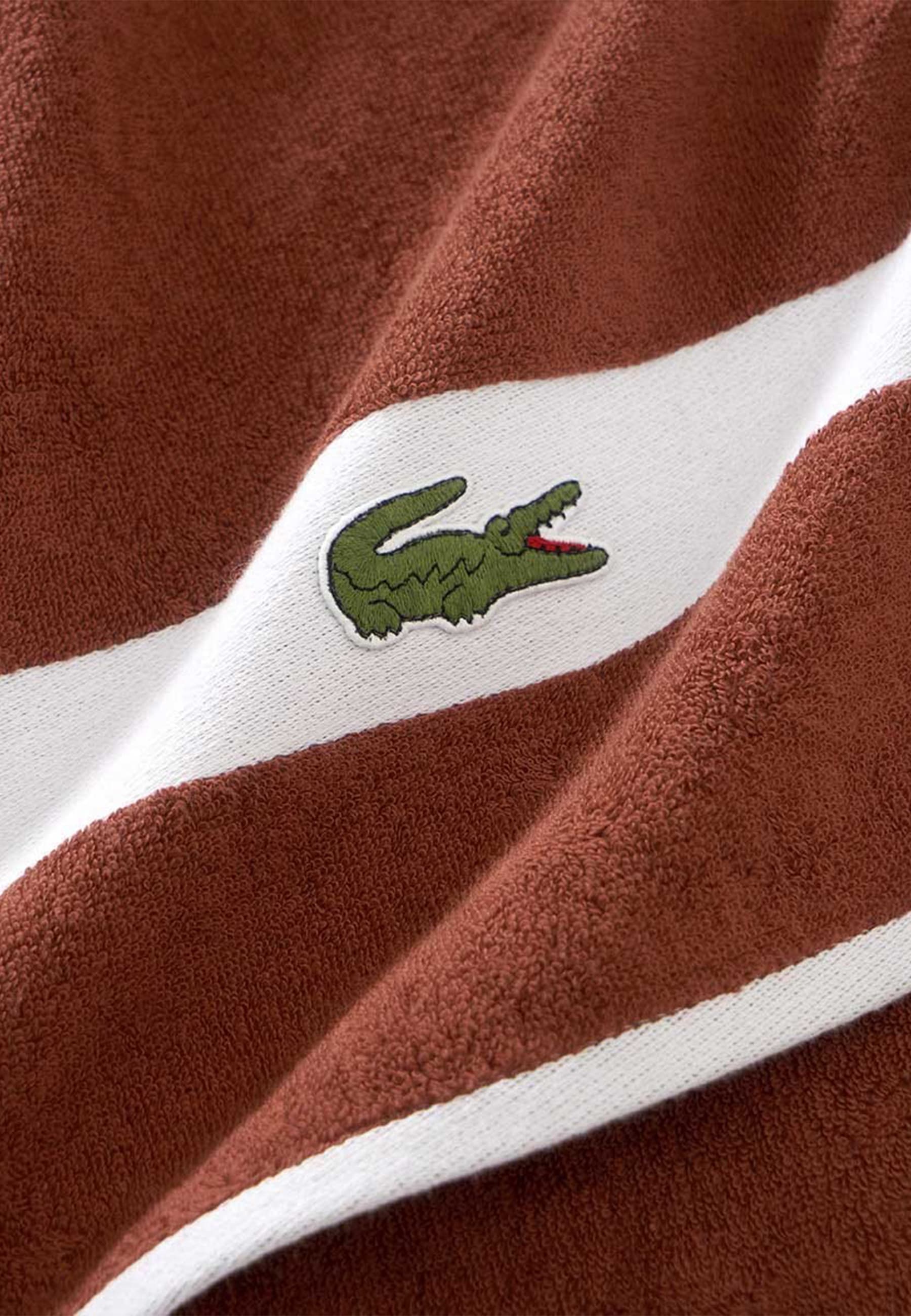 Lacoste Duschtuch »LCASUAL« mit Label-Applikationen und Bordüre