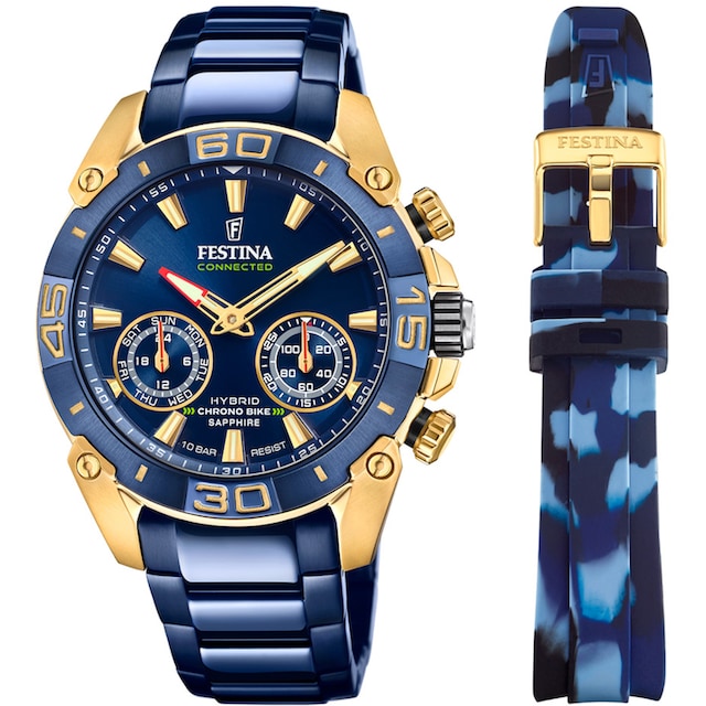 Festina Chronograph »Chrono Bike 2021 - Special Edition Connected,  F20547/1«, (Set, 2 tlg., mit Wechselband), ideal auch als Geschenk online  kaufen bei OTTO