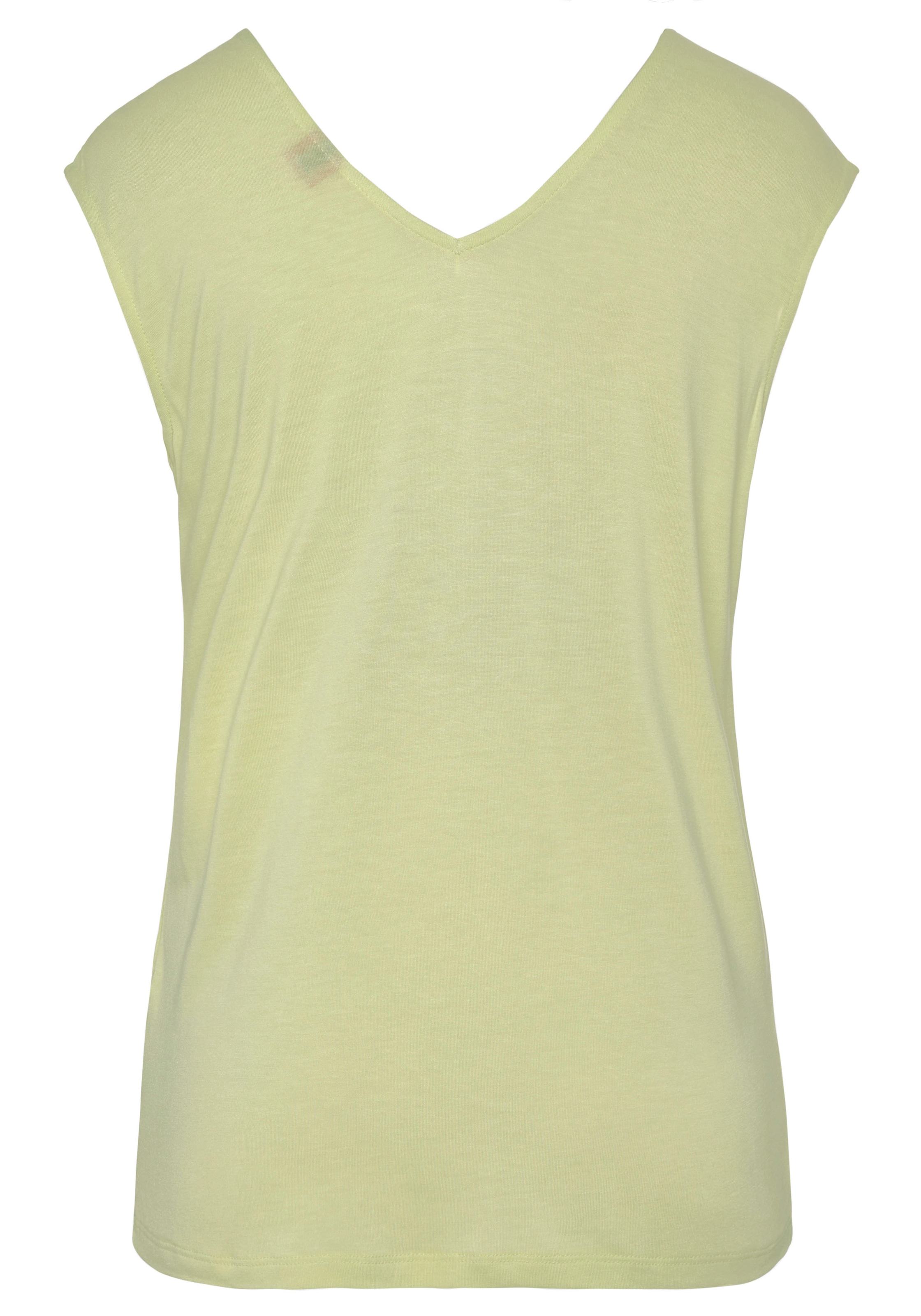 s.Oliver T-Shirt, mit Zierbändern am Ausschnitt Shop im kaufen Online OTTO