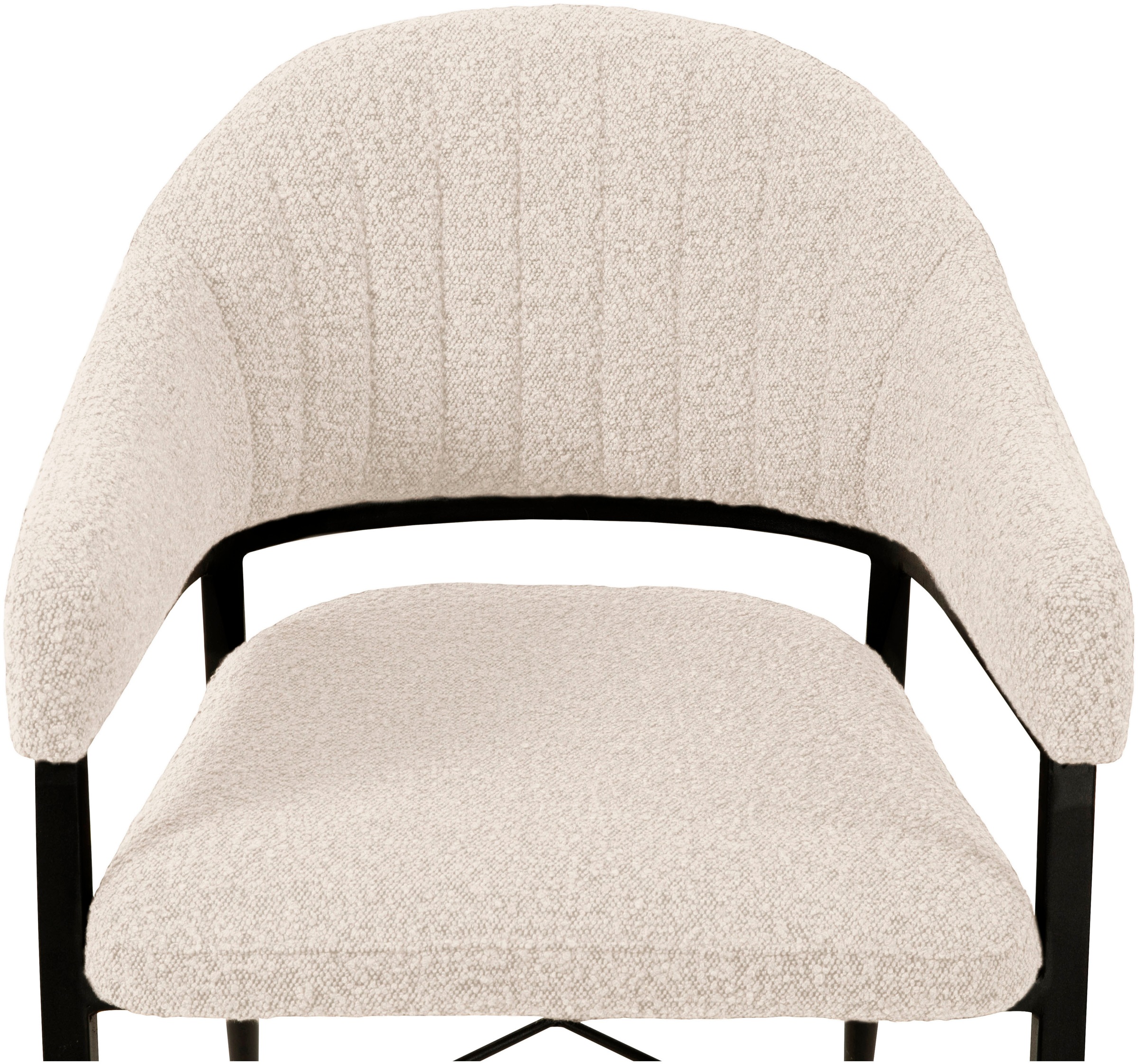OMG Design Armlehnstuhl »Roma«, (Set), 1 St., Stoff, bequemer Esszimmerstuhl, Polsterstuhl mit Bouclé Bezug