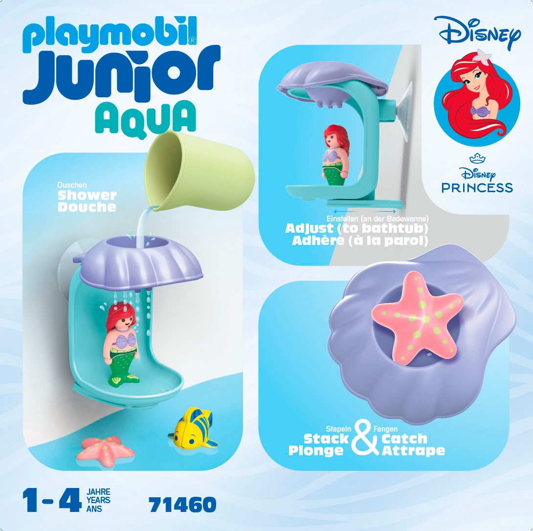 Playmobil® Konstruktions-Spielset »Arielles Muscheldusche (71460), JUNIOR & Disney« Made in Germany