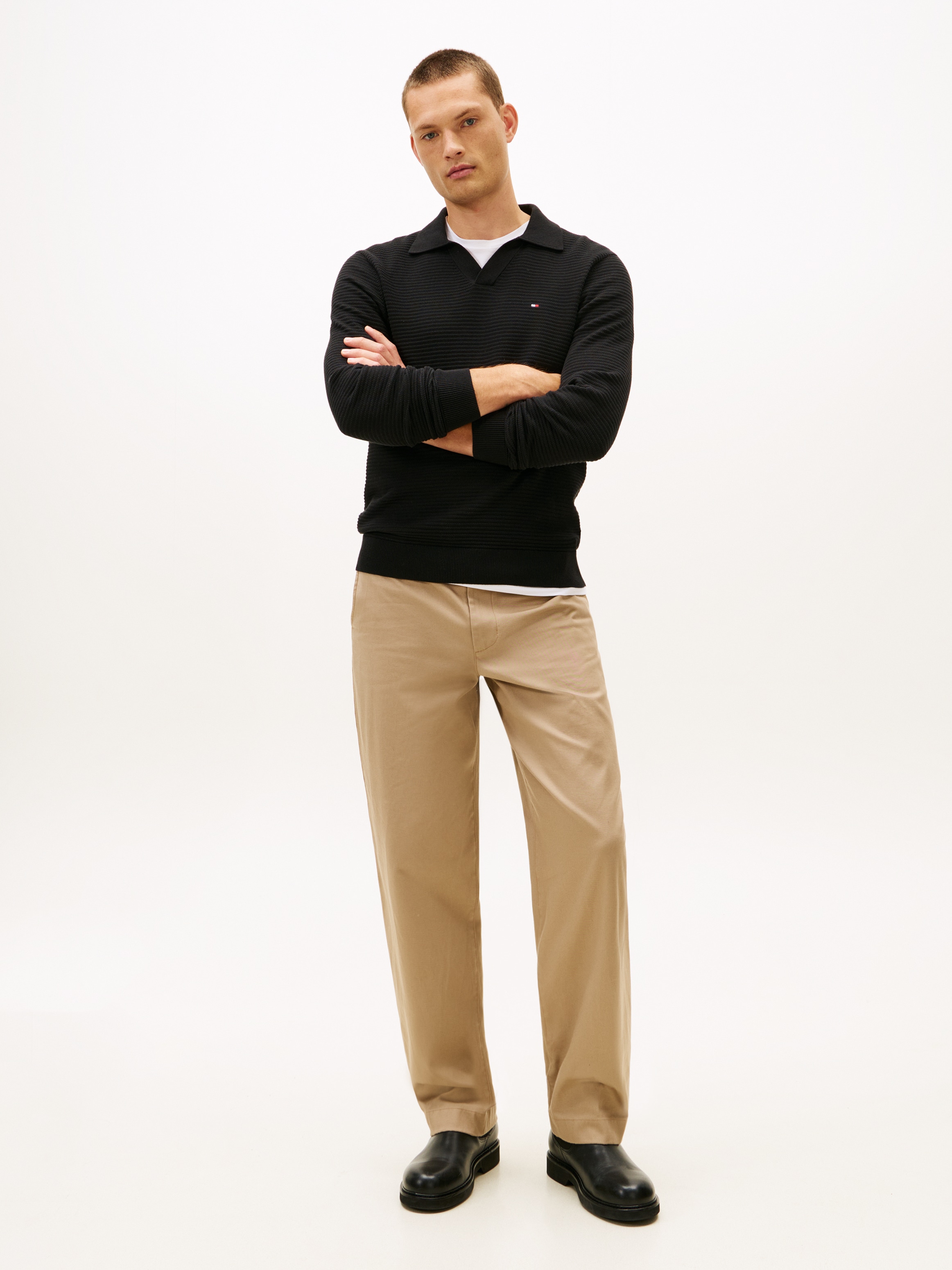 Tommy Hilfiger Polokragenpullover »SEASONAL STRUCTURE«