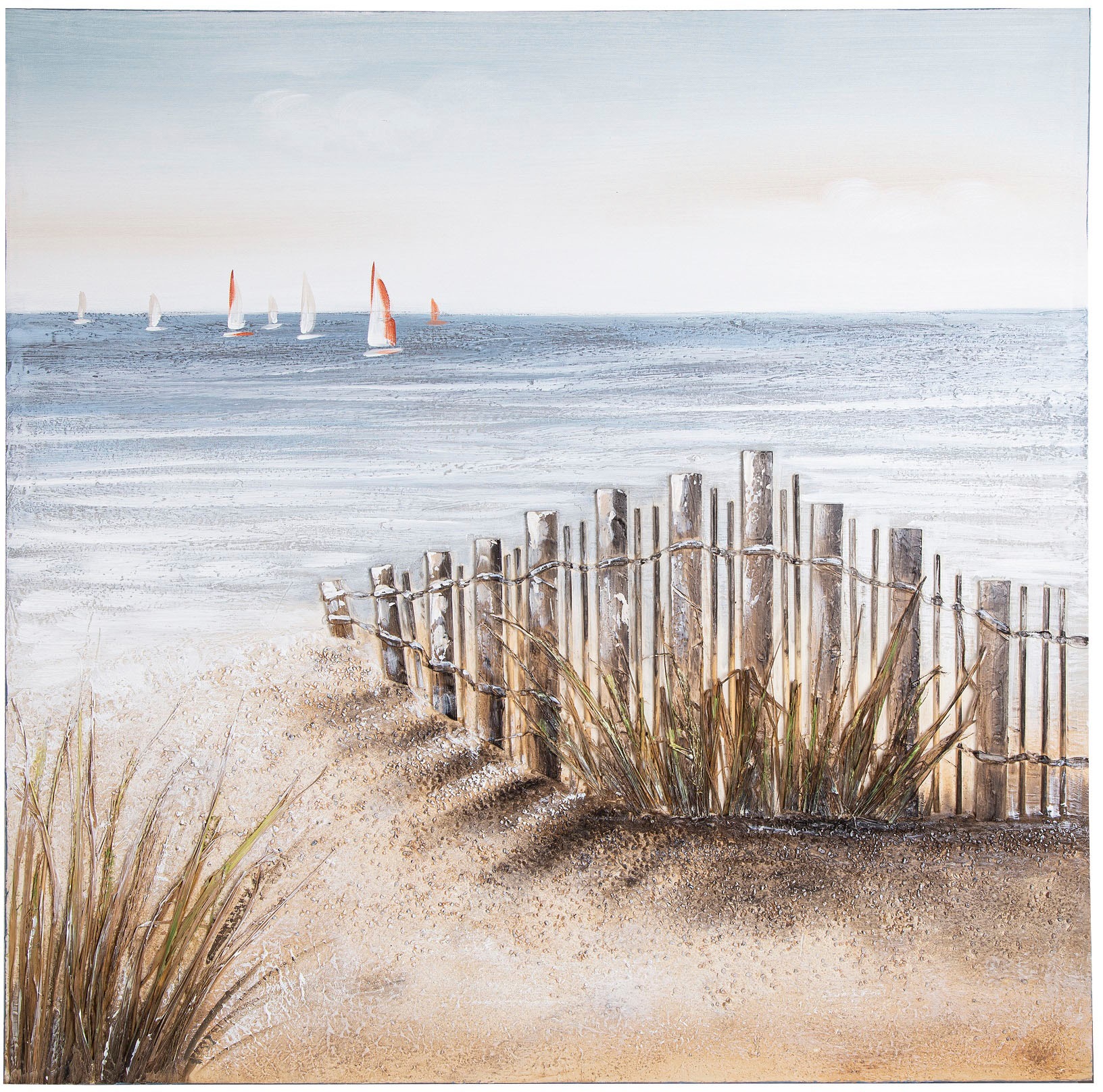 Spiegelprofi GmbH Leinwandbild »RIMBO«, Dune, (1 St.)