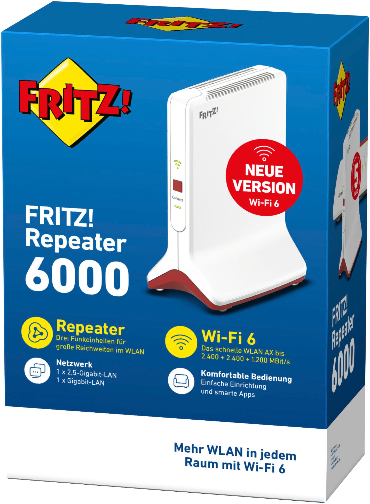 AVM WLAN-Repeater »FRITZ!Repeater 6000«, mit Wi-Fi 6 (WLAN AX)