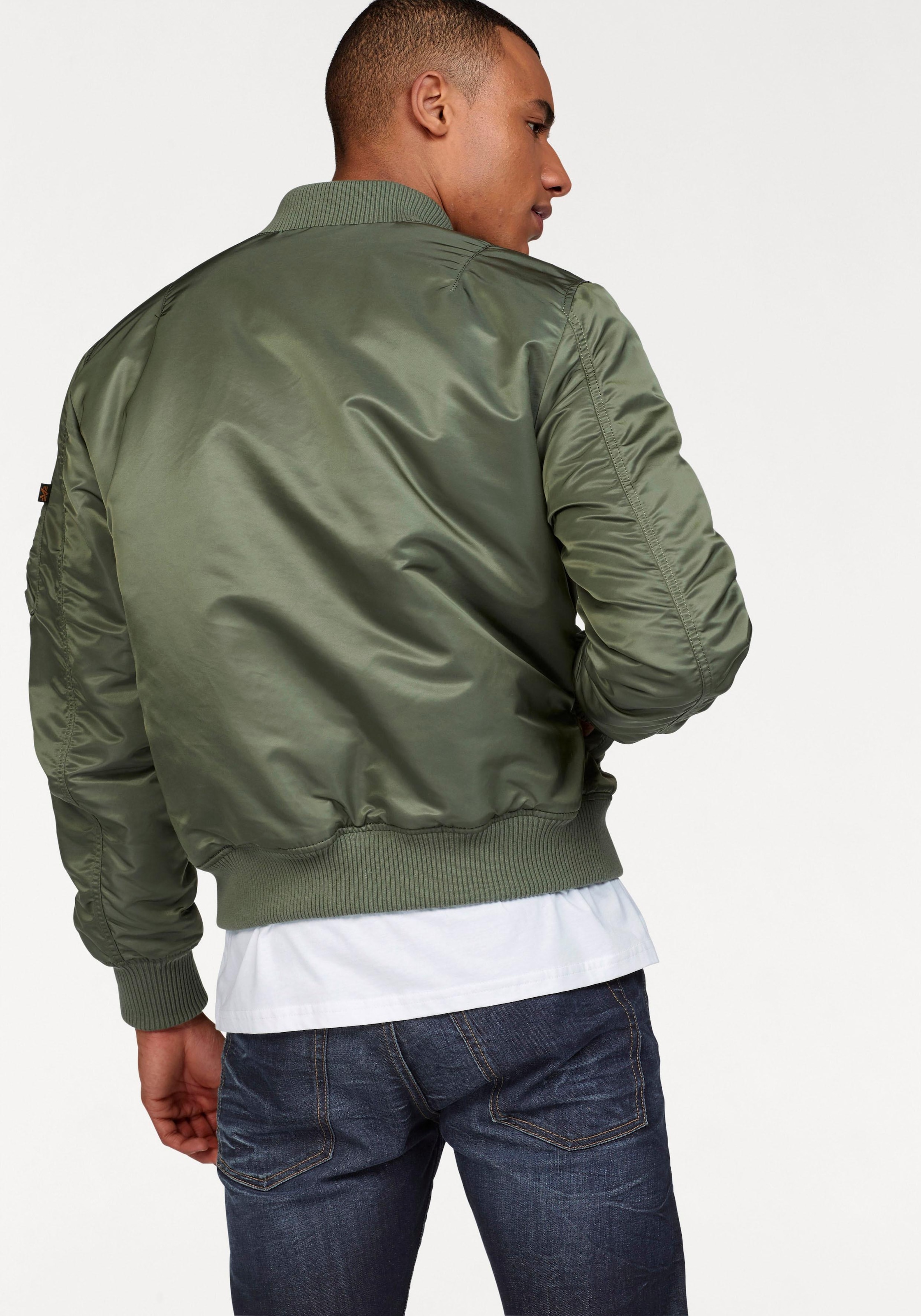 Alpha Industries Bomberjacke »MA-1 VF59 LONG«, ohne Kapuze, gefüttert