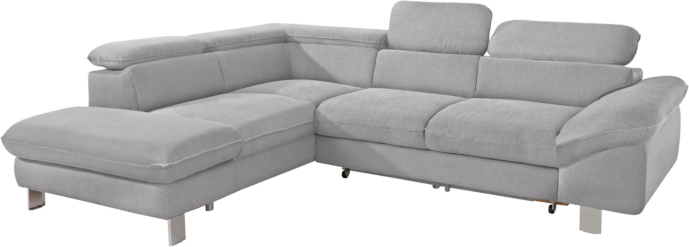 COTTA Ecksofa »Driver L-Form« mit Kopfteilverstellung, wahlweise mit Bettfunktion & Bettkasten