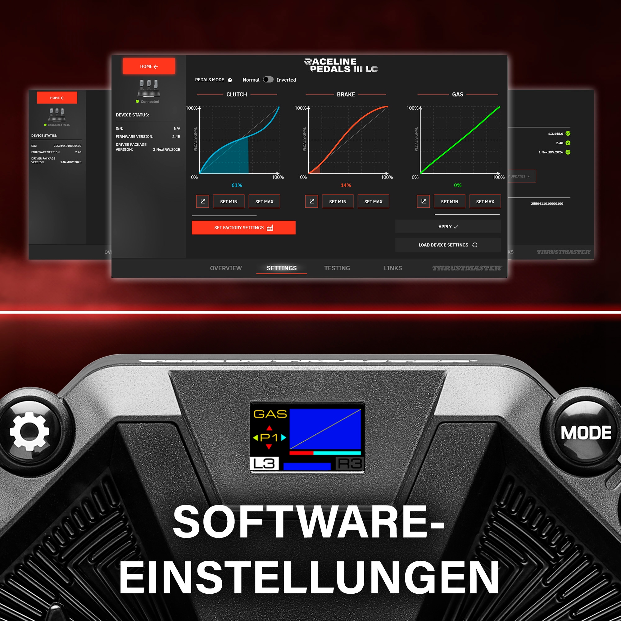 Thrustmaster Gaming-Pedale »Raceline Pedals III LC WW«