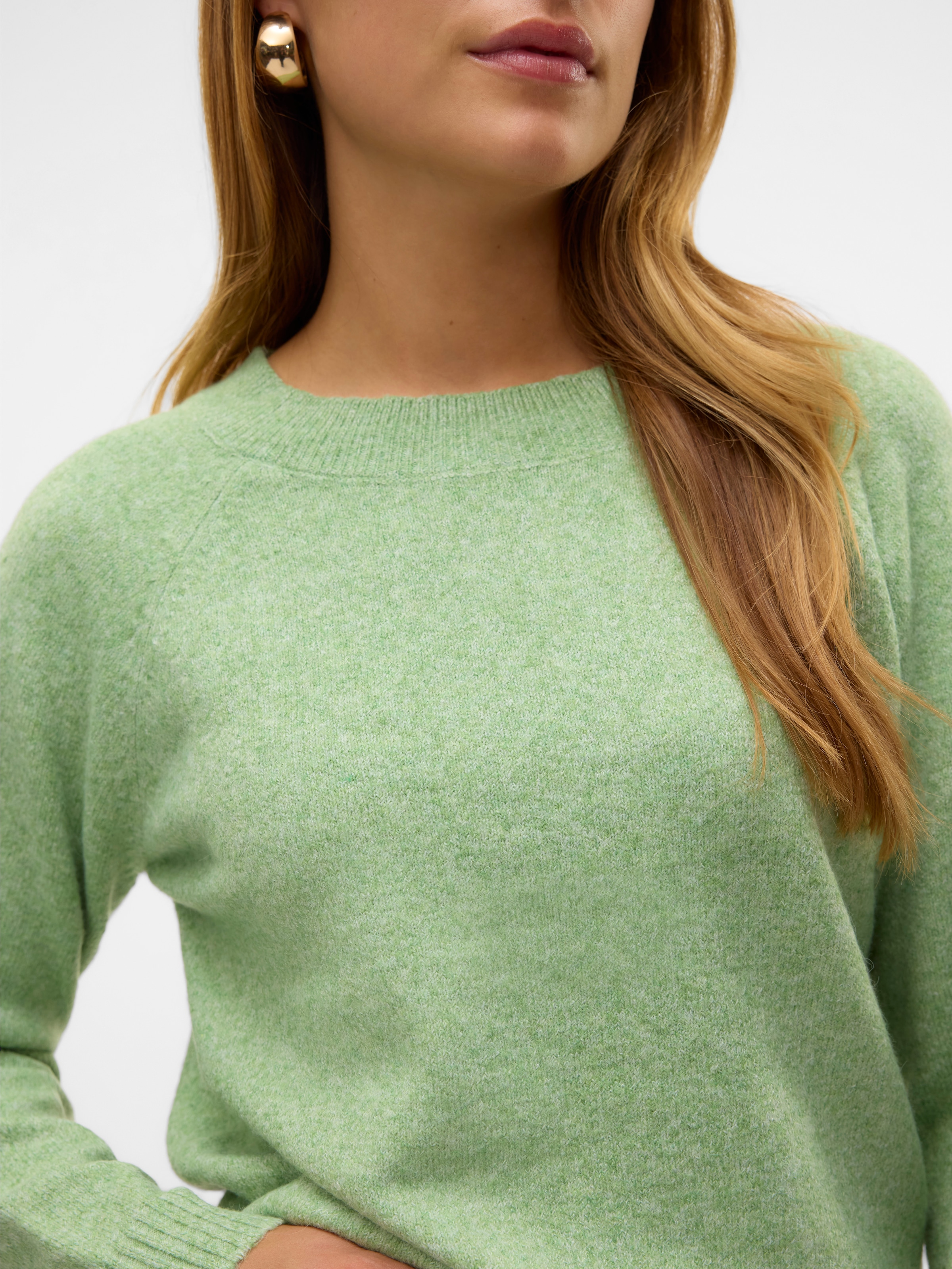 Vero Moda Rundhalspullover »VMDOFFY LS O-NECK BLOUSE GA NOOS«