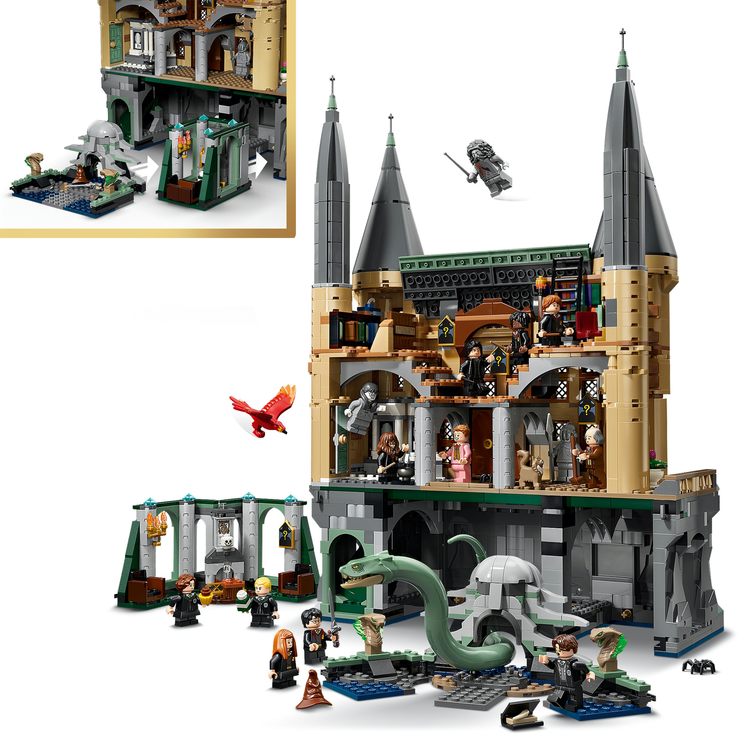 LEGO® Konstruktionsspielsteine »Schloss Hogwarts: Ostflügel (76473), LEGO Harry Potter« Made in Europe