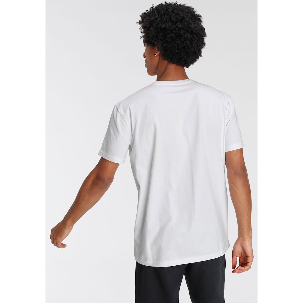 Quiksilver T-Shirt »Herren Doppelpack mit Logodruck«, (Packung, 2 tlg., 2er-Pack)