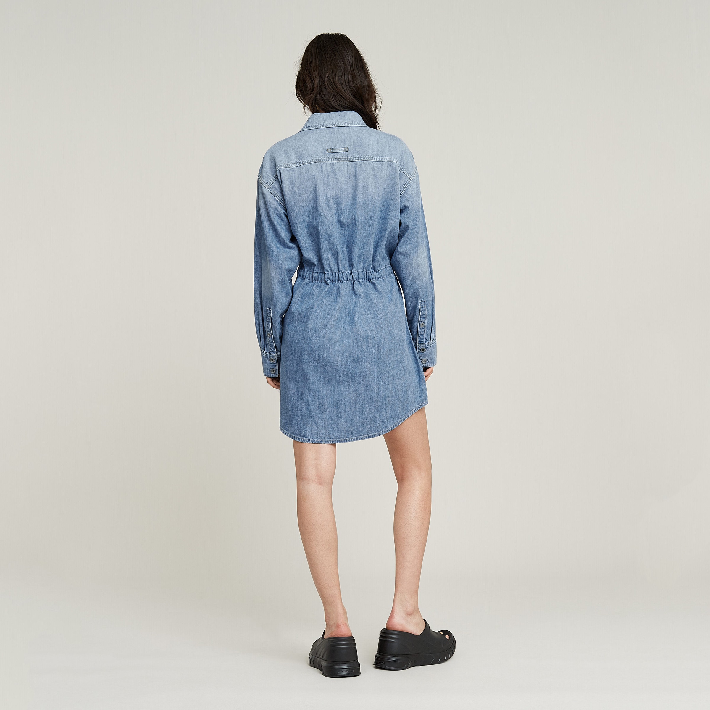 G-STAR Jeanskleid »Relaxed Drawcord Denim Dress«, mit Taschen in der Seitennaht