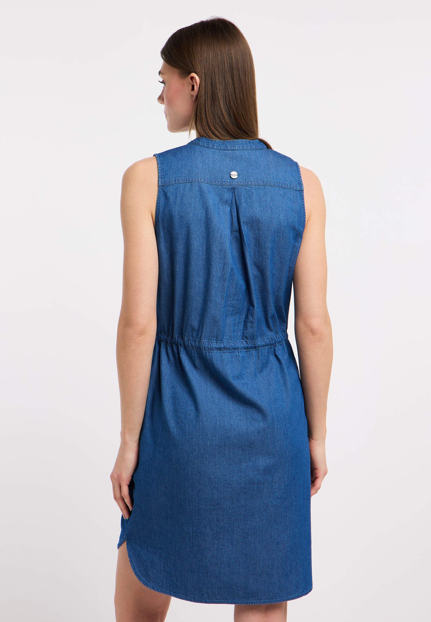 Ragwear Jeanskleid »ROISSIN DENIM« Brusttaschen Baumwoll-Viskose-Mix mit Denim-Optik und Taillenband