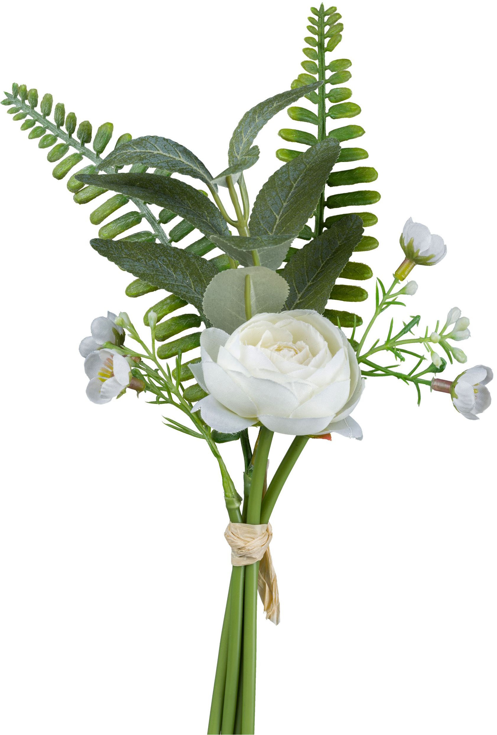 Creativ green Kunstblumenstrauß »Mix aus Stiefmütterchen und Ranunkel«, mit detailgetreuen Blüten