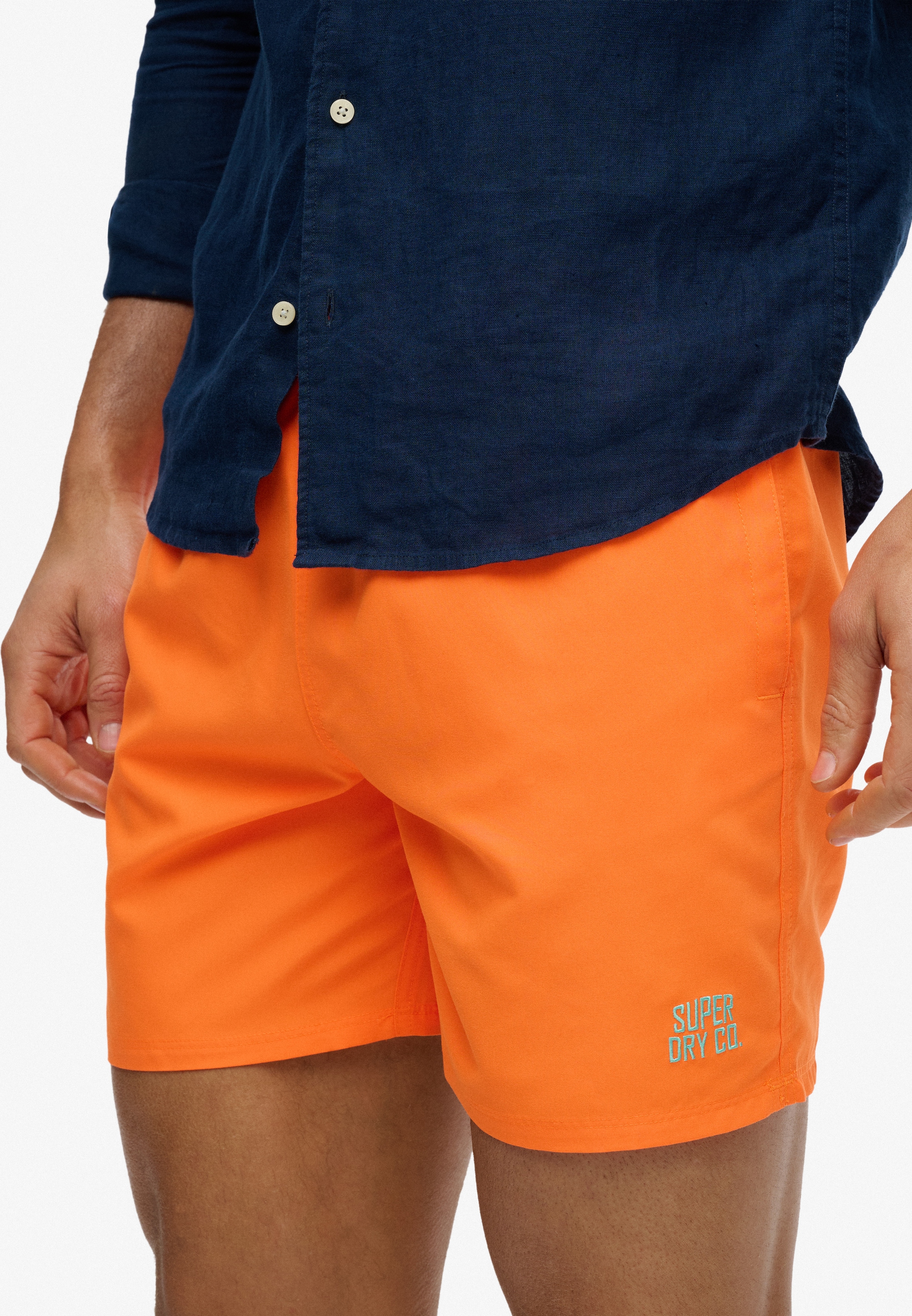 Superdry Badeshorts »ESSENTIAL 16 SWIM SHORT« Kunstfaser, relaxed fit