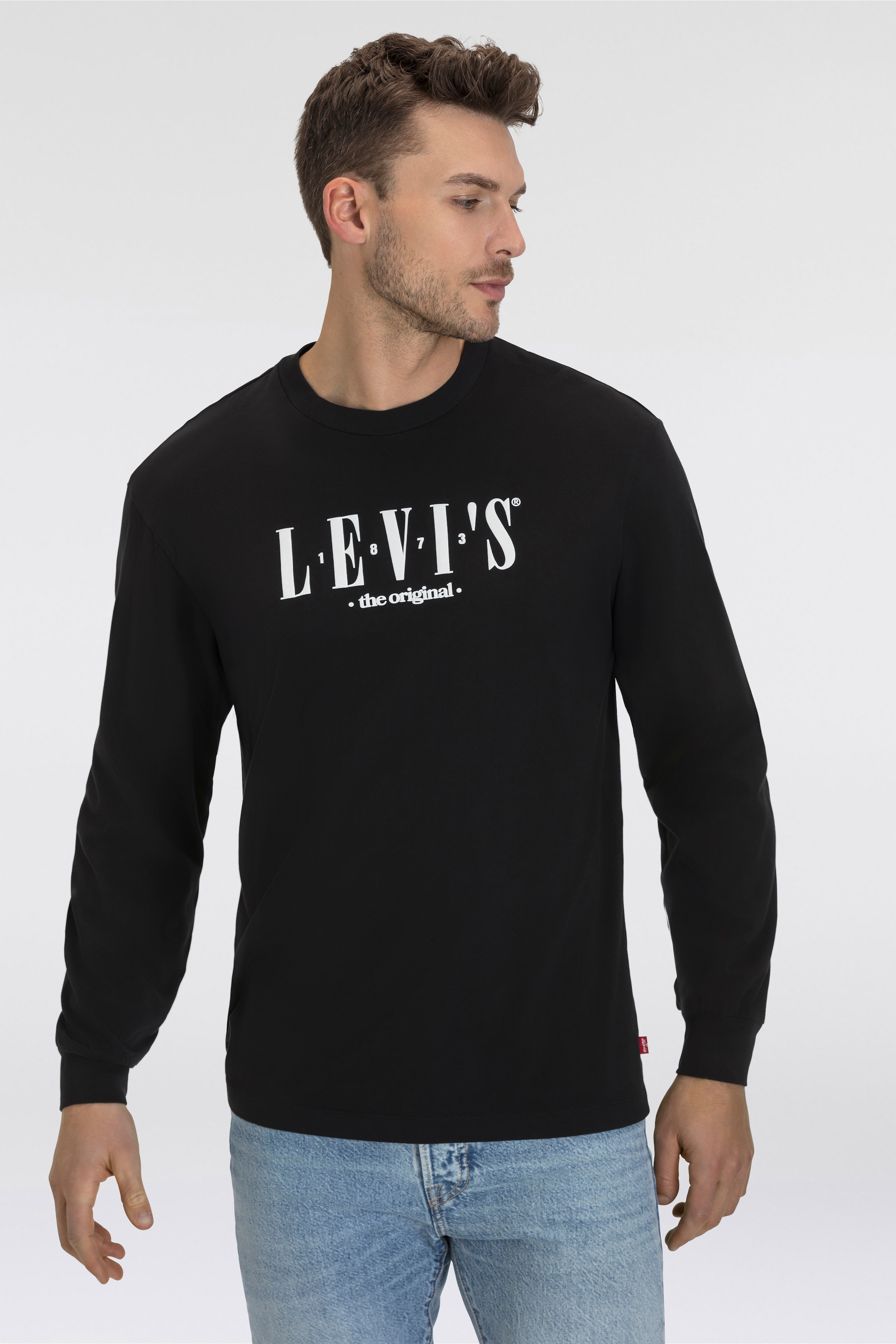 Levi's® Langarmshirt, mit Logoschriftzug
