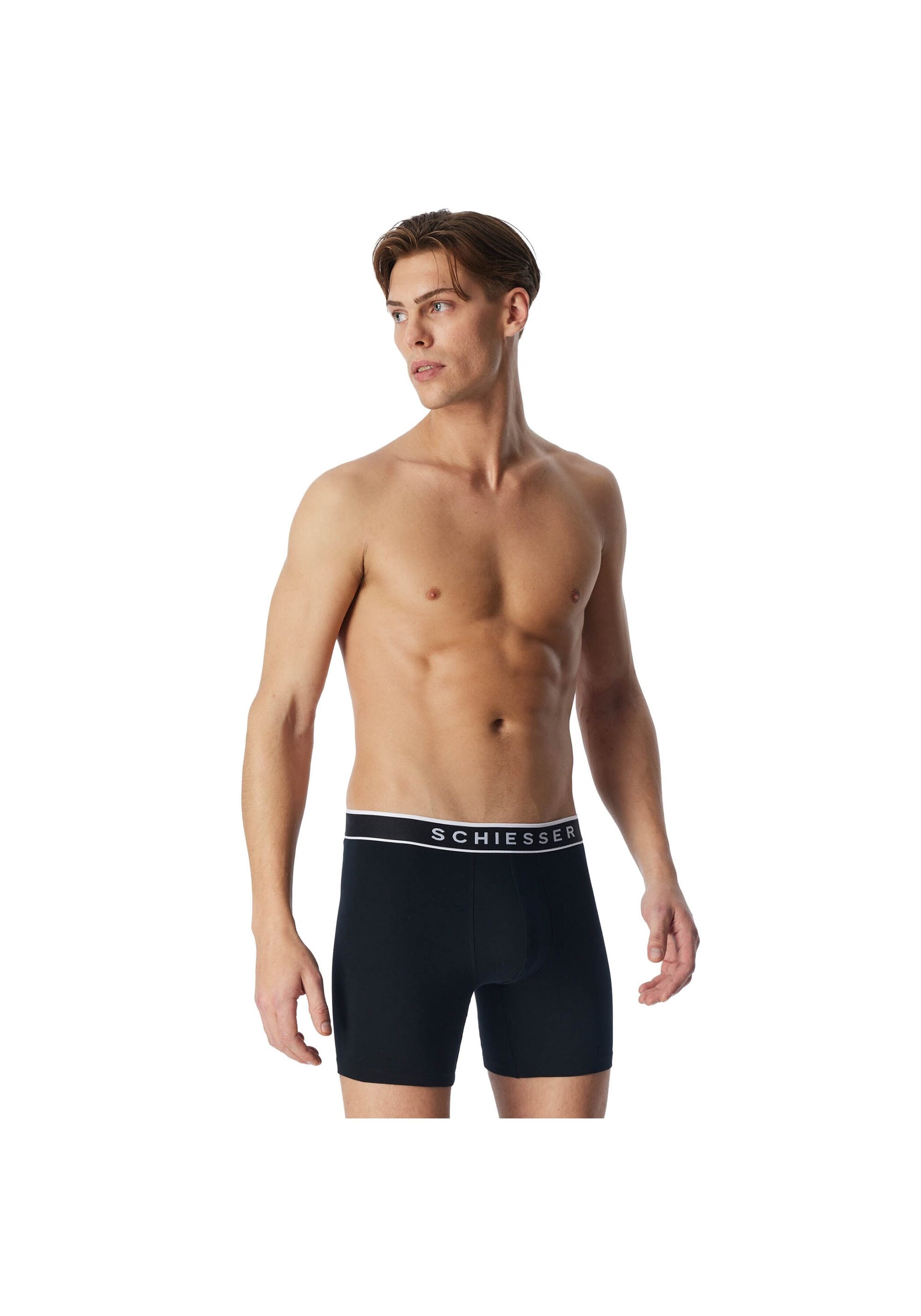 Schiesser Boxershorts »Boxershort Long Shorts 3P 3er Pack«