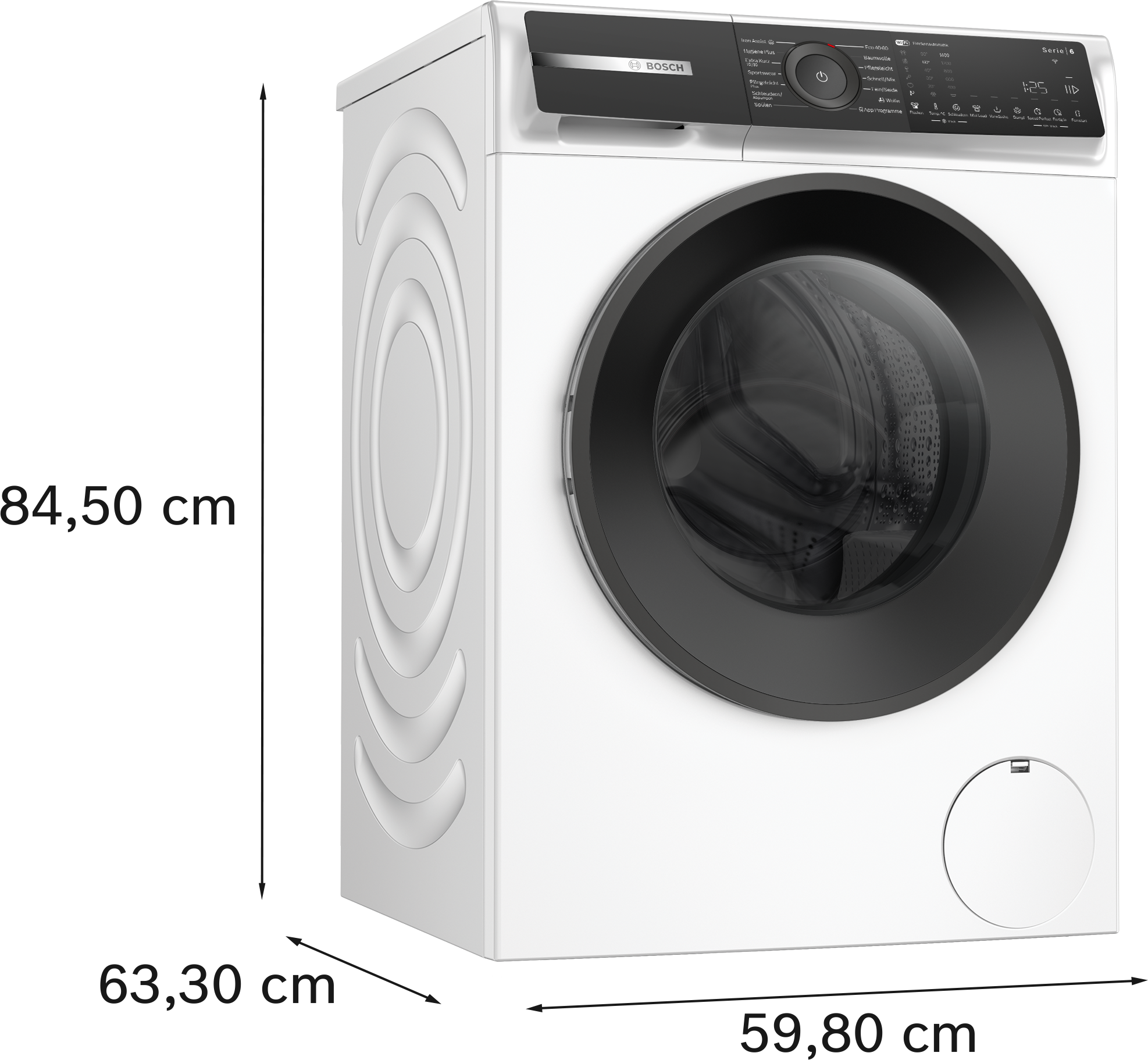 BOSCH Waschmaschine Serie 6 »WGH244M40« 9 kg 1300 U/min