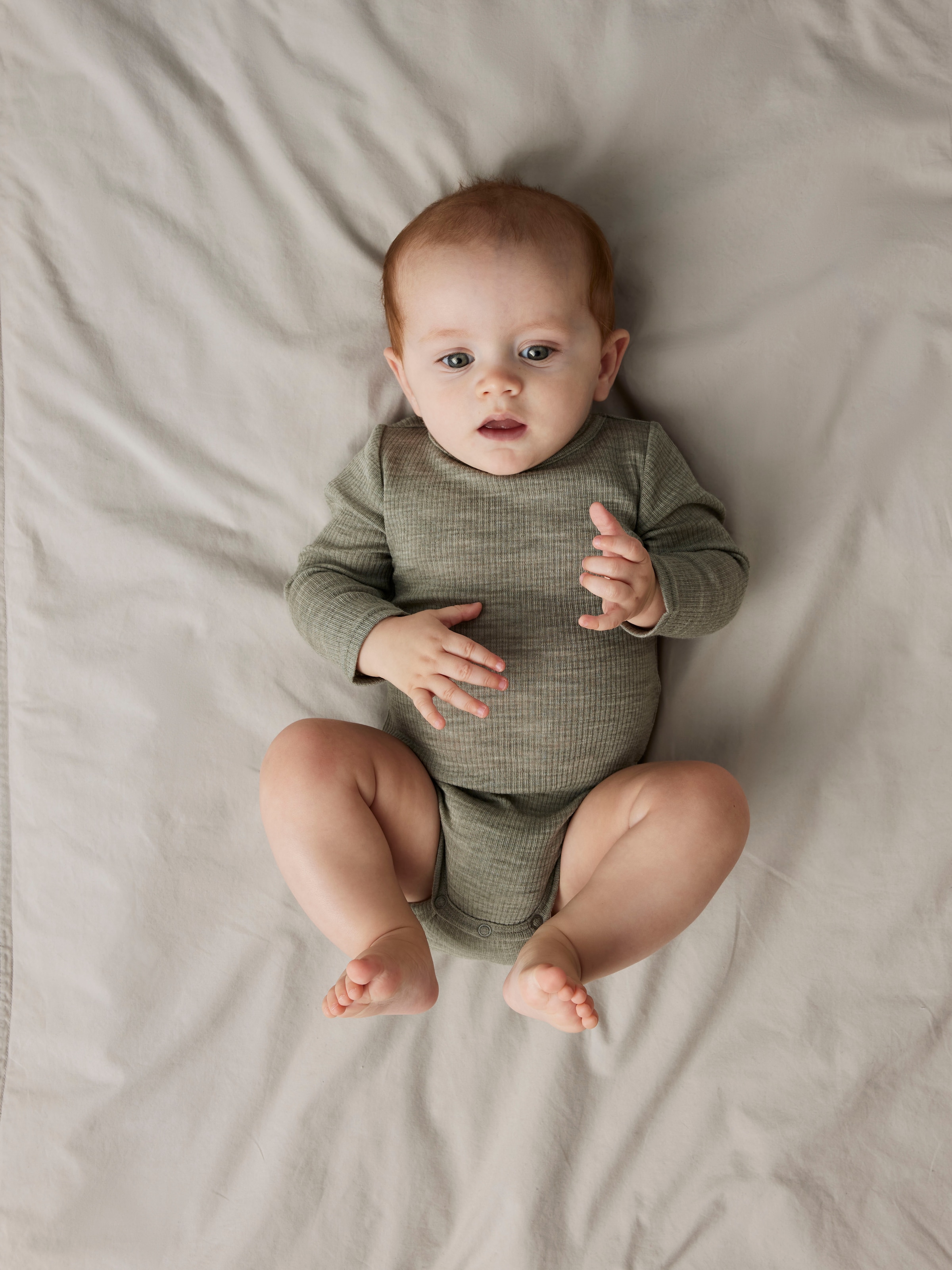 Name It Langarmbody »NBNWAX WOOL RIB LS BODY NOOS«, aus reiner Merinowolle