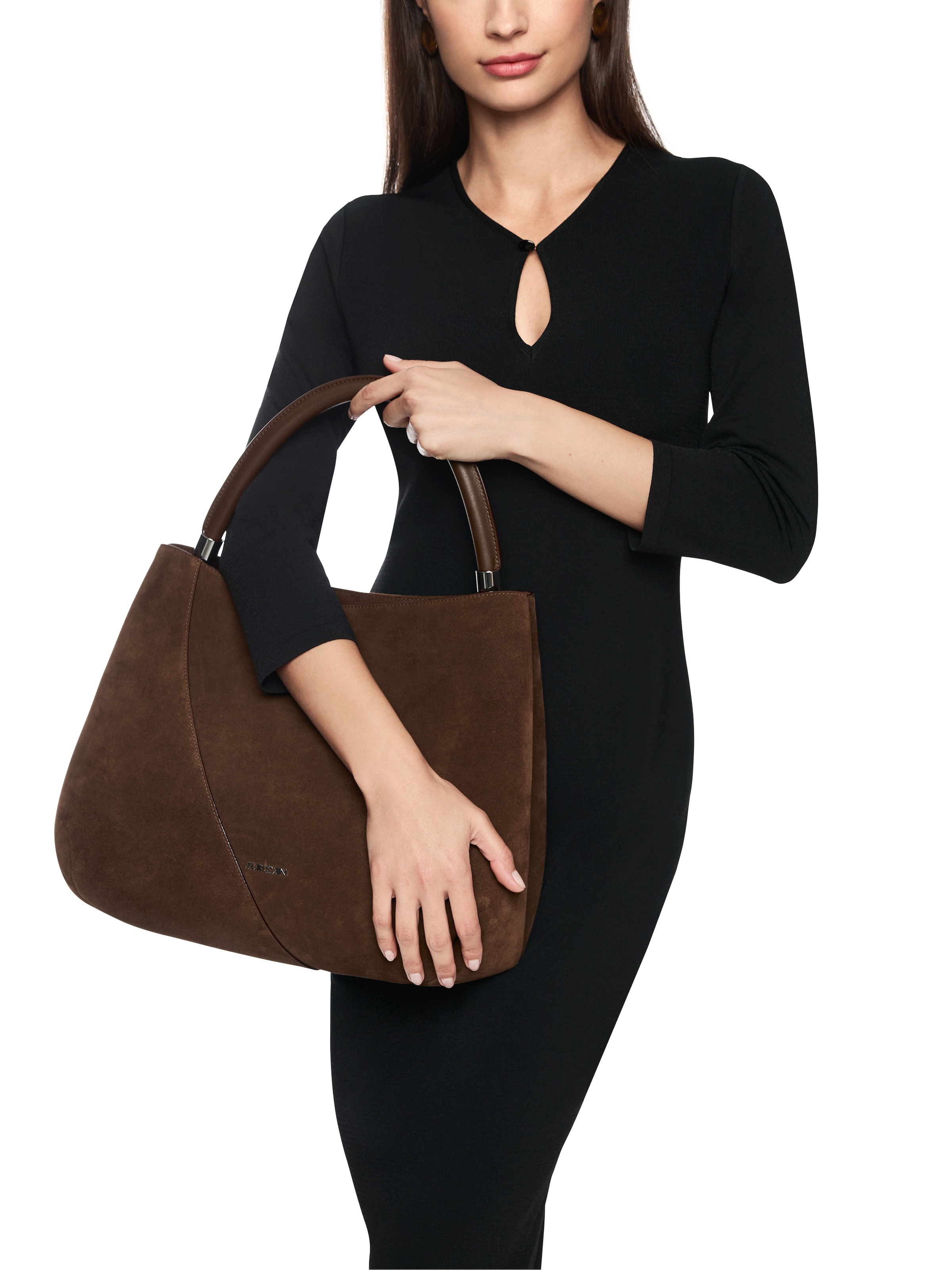 Marc Cain Henkeltasche »Collections Mystic Plumage«, Handtasche, Shopper mit Logoverzierung
