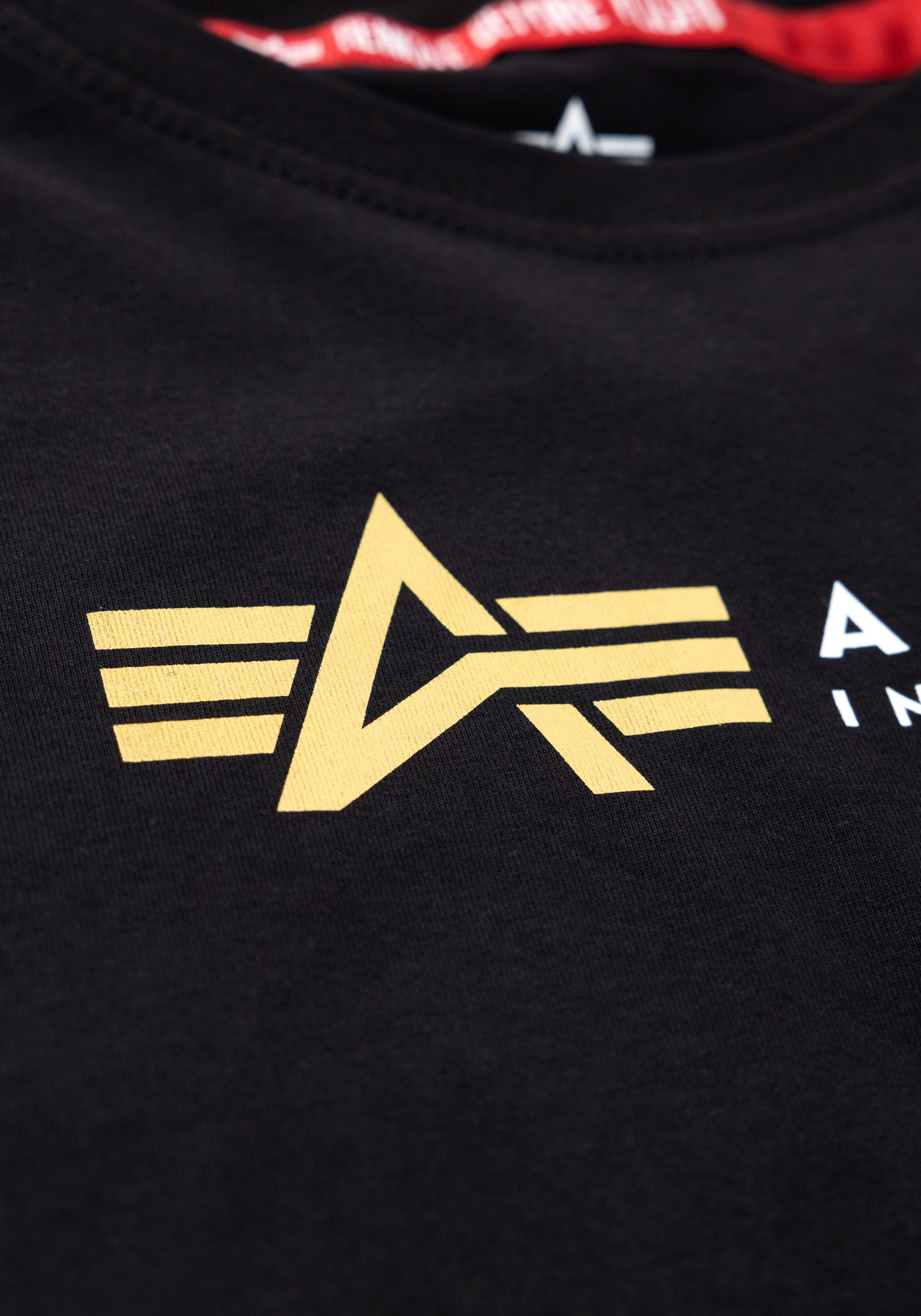 Alpha Industries T-Shirt »Alpha Industries Kids - T-Shirts Alpha Label T Foil Print Kids«