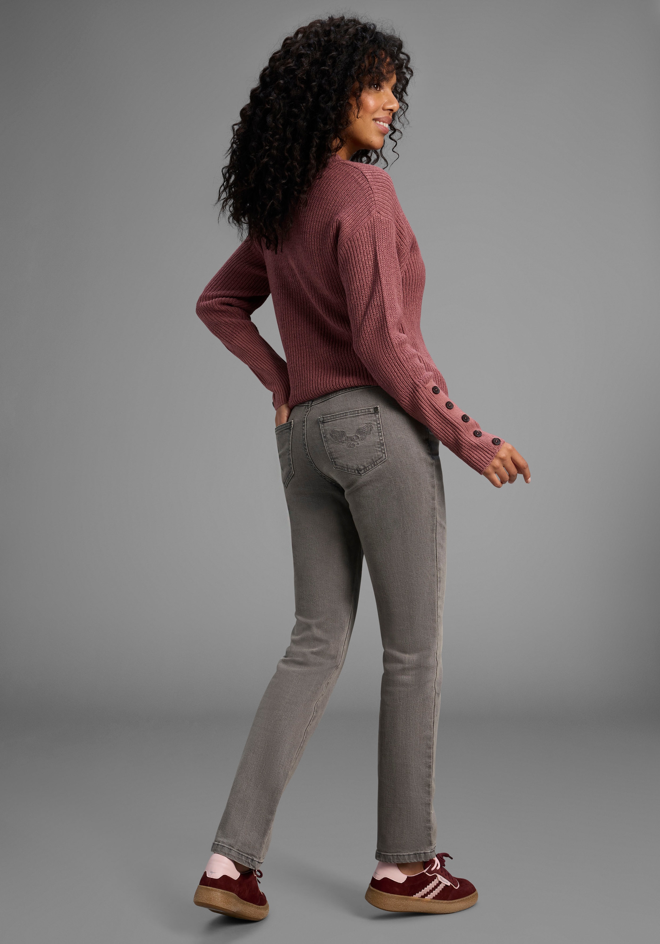 Arizona Gerade Jeans »Comfort-Fit«, High Waist