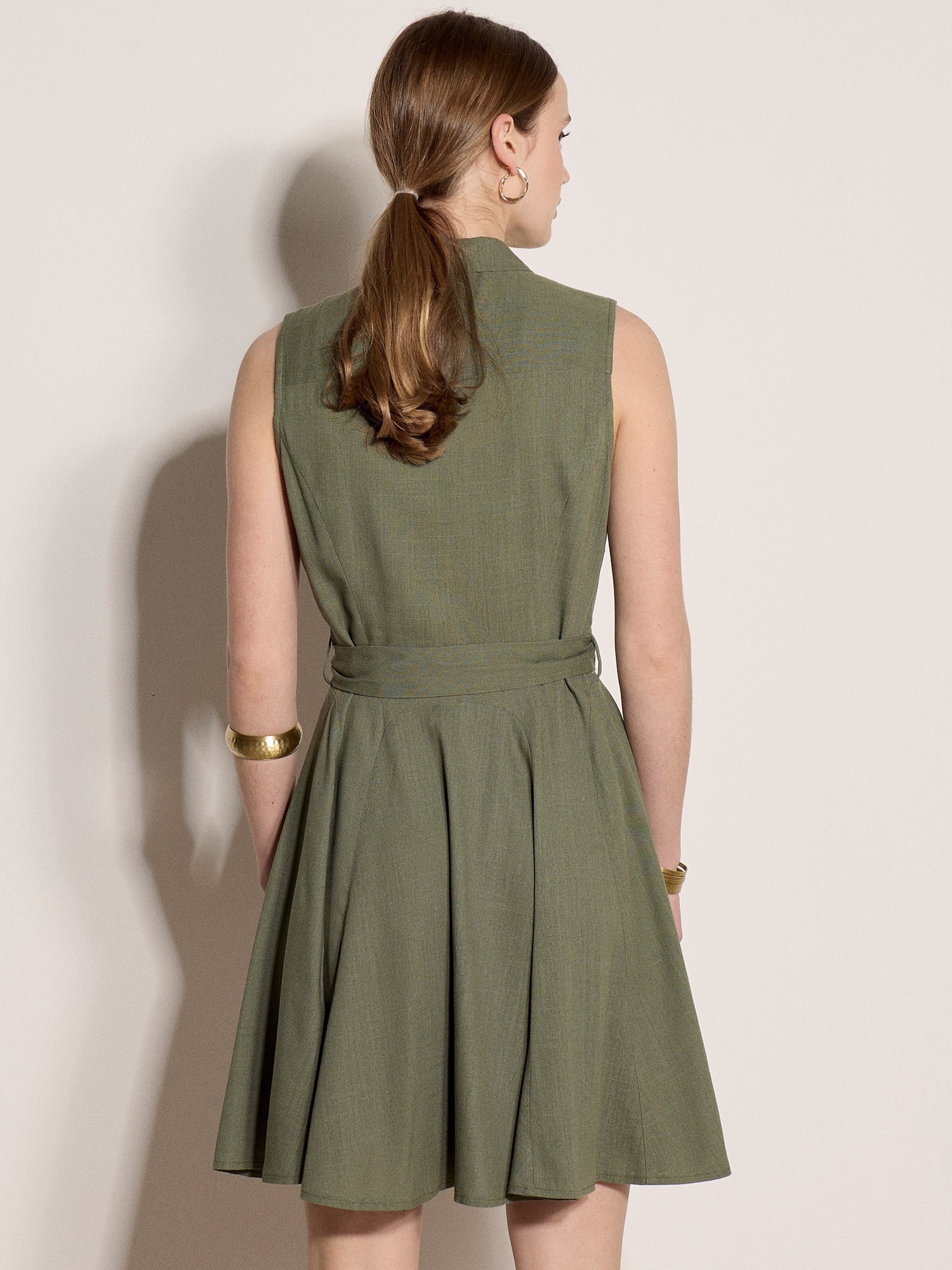 Apricot Minikleid »Minikleid« aus Leinenmischung