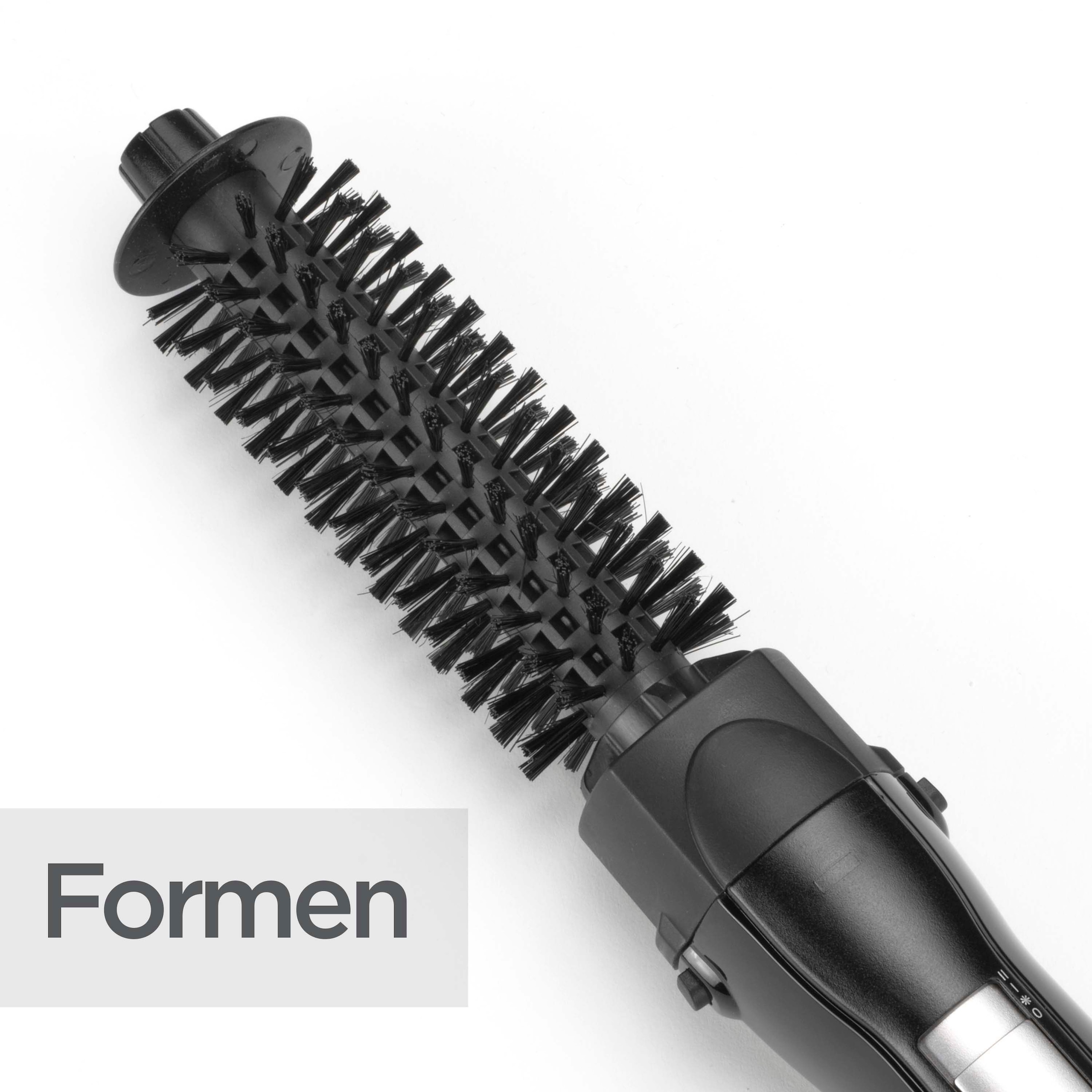 BaByliss Warmluftbürste »BaByliss  Shape & Smooth Warmluftbürste für kurze Haare, AS82E« 2 Aufsätze 800 W, Rundbürstenföhn mit 2 Aufsätzen für Volumen und Fülle