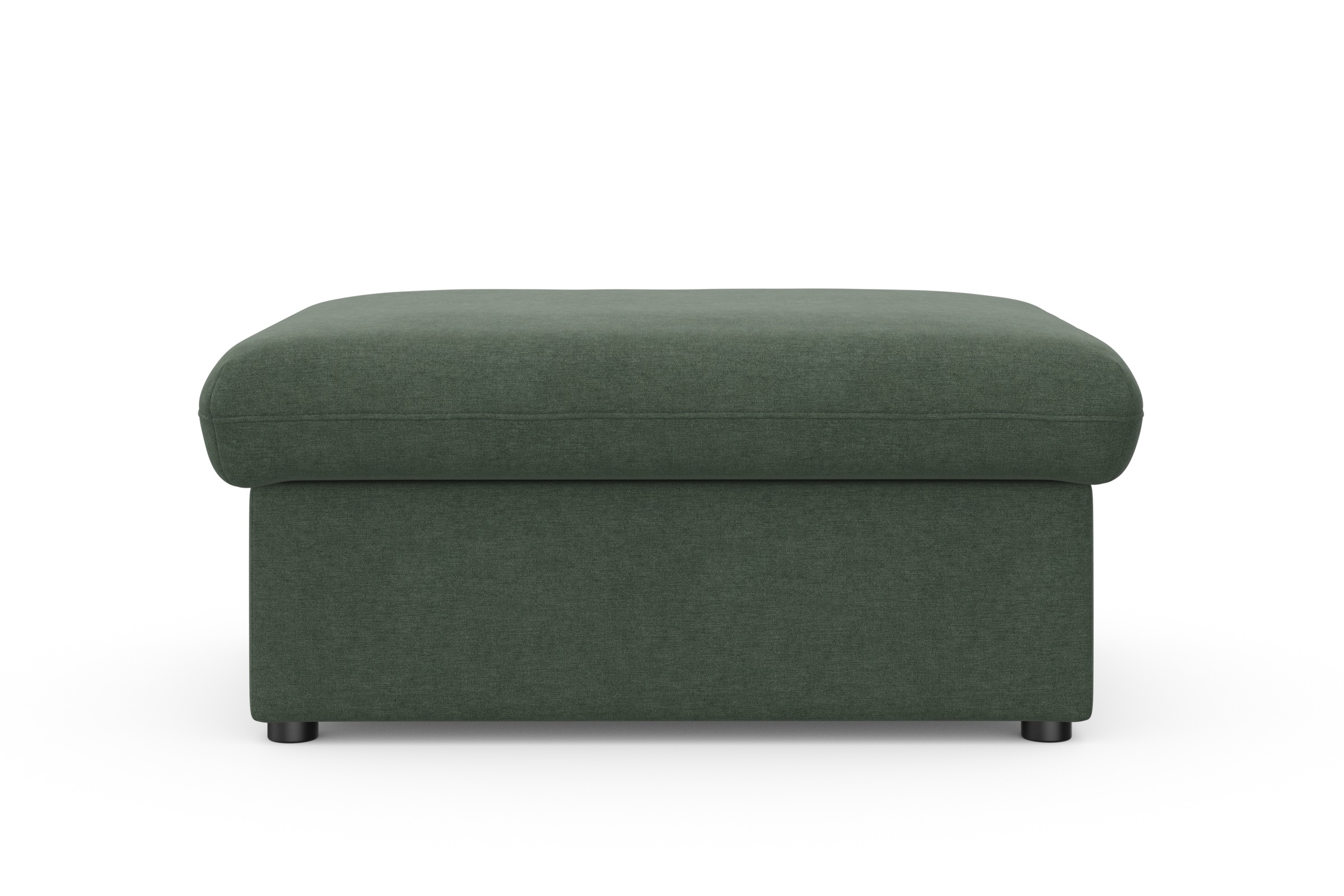 DOMO collection Hocker »Topper«, mit Wellenunterfederung, auf Kunststoffgleitern