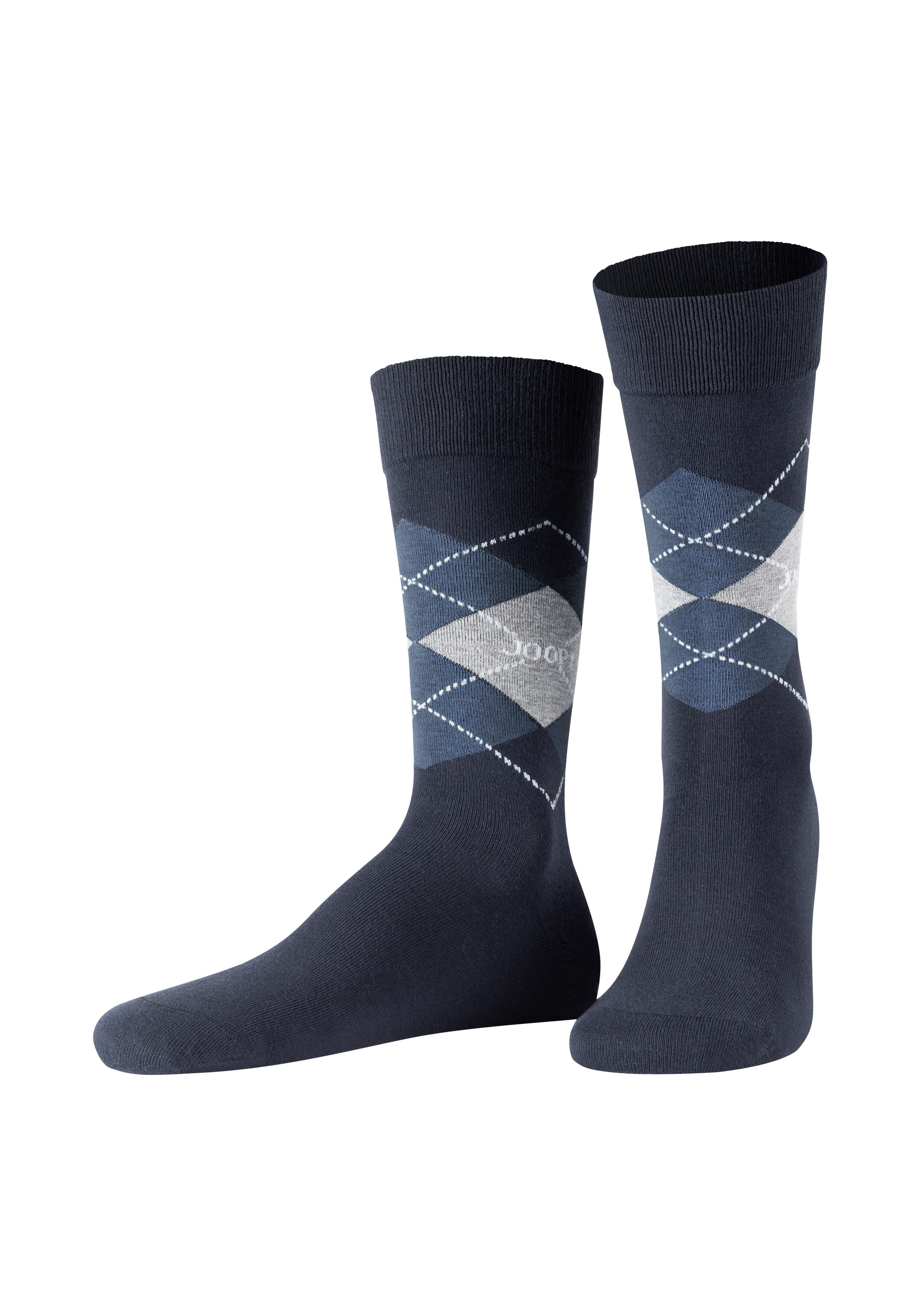 JOOP! Socken »premium essentials« 2 Paar,  Premium Qualität, verstärkte Ferse, verstärkte Zehen, Argyle Design