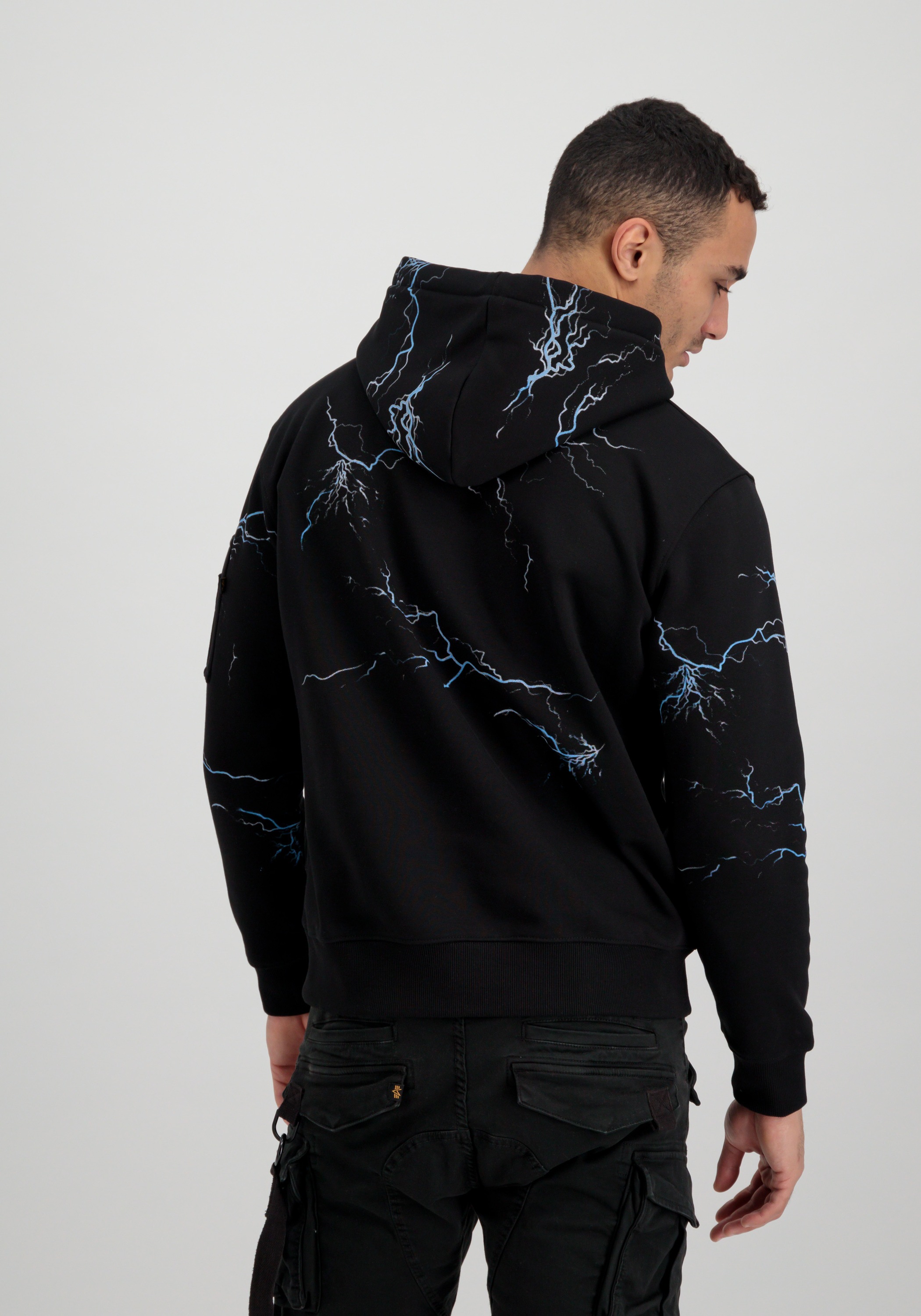 Alpha Industries Hoodie »Alpha Industries Men - Hoodies Lightning AOP Hoodie«