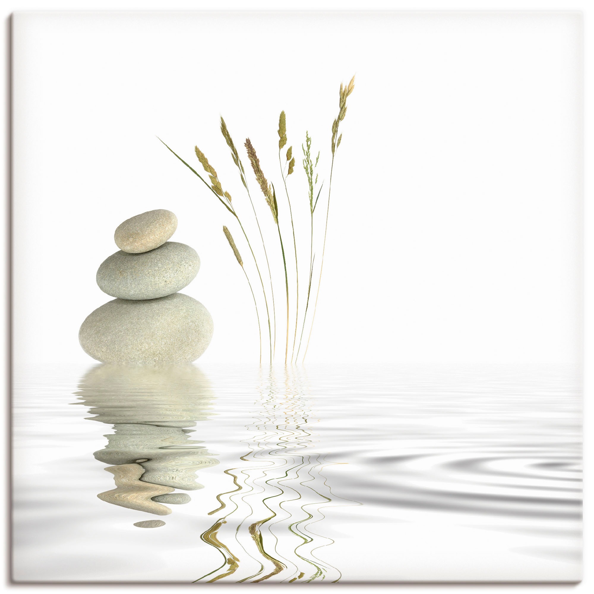 Artland Wandbild »Zen Friede«, Zen, (1 St.), als Alubild, Outdoorbild, Leinwandbild, Poster, Wandaufkleber