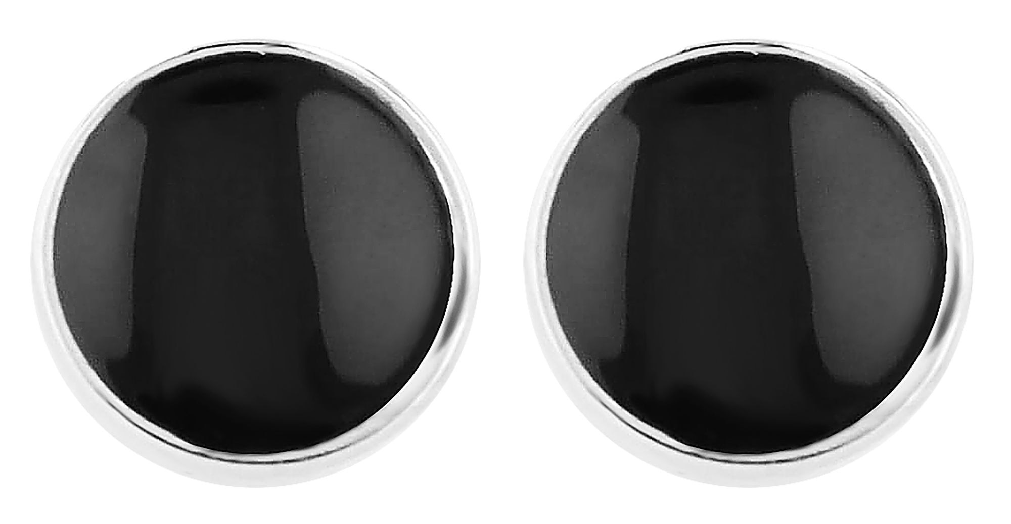 Adelia´s Paar Ohrstecker »Damen Ohrringe ¿ Ohrstecker aus 925 Silber mit Emaille«