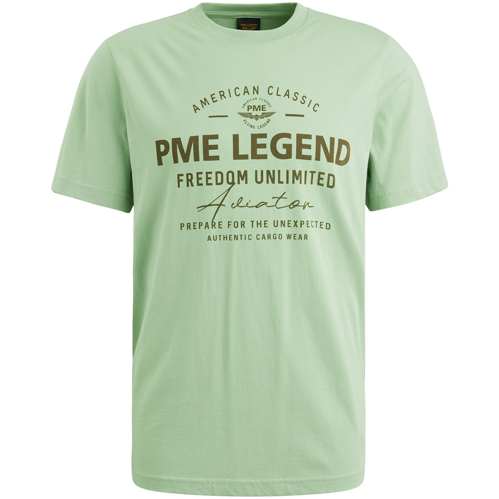 PME LEGEND T-Shirt »Short sleeve r-neck single jersey«, mit Frontprint