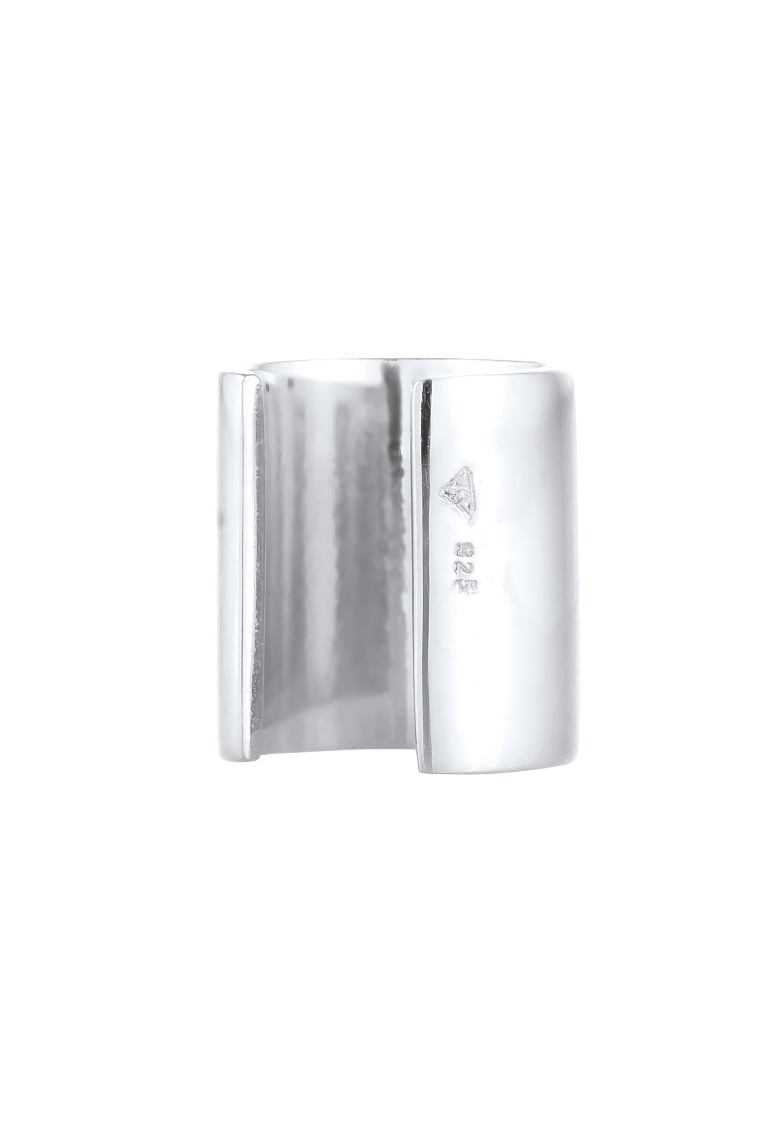 Kuzzoi Paar Ohrklemmen »Ohrringe Earcuff Breit Single 925 Sterling Silber«
