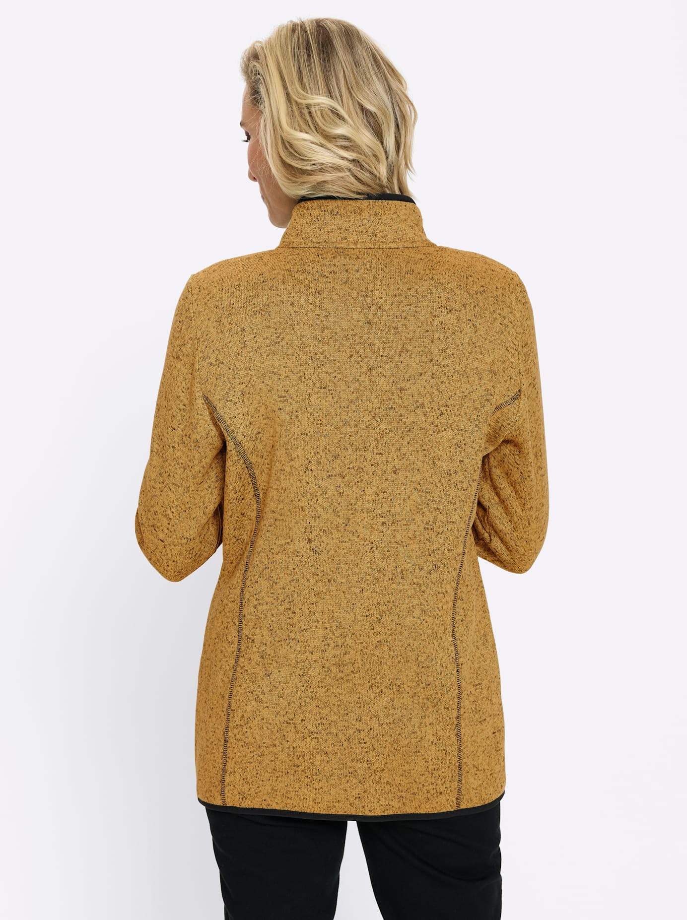 Classic Basics Strickfleecejacke ohne Kapuze