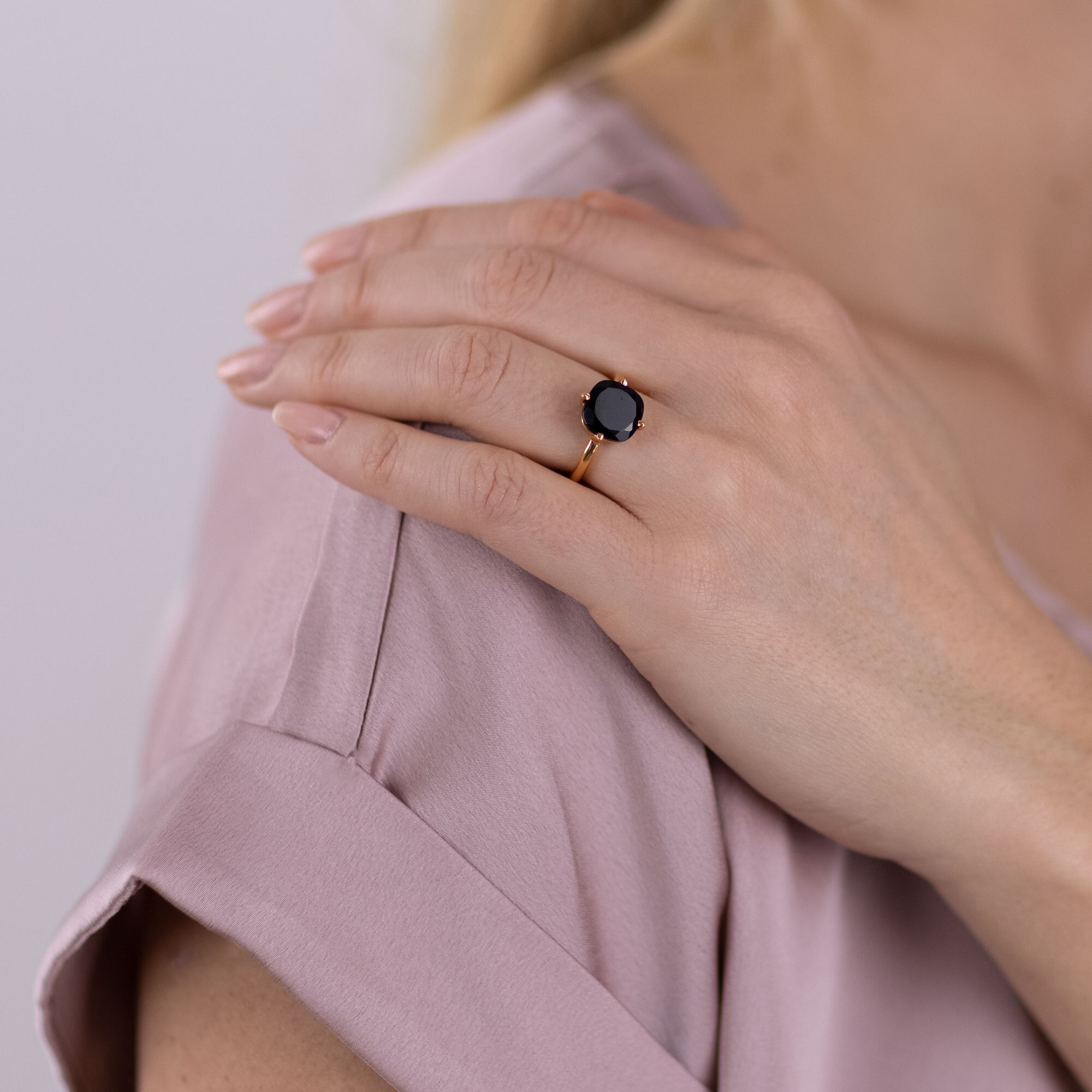 AILORIA Fingerring »Ring Onyx ÉGLANTINE«