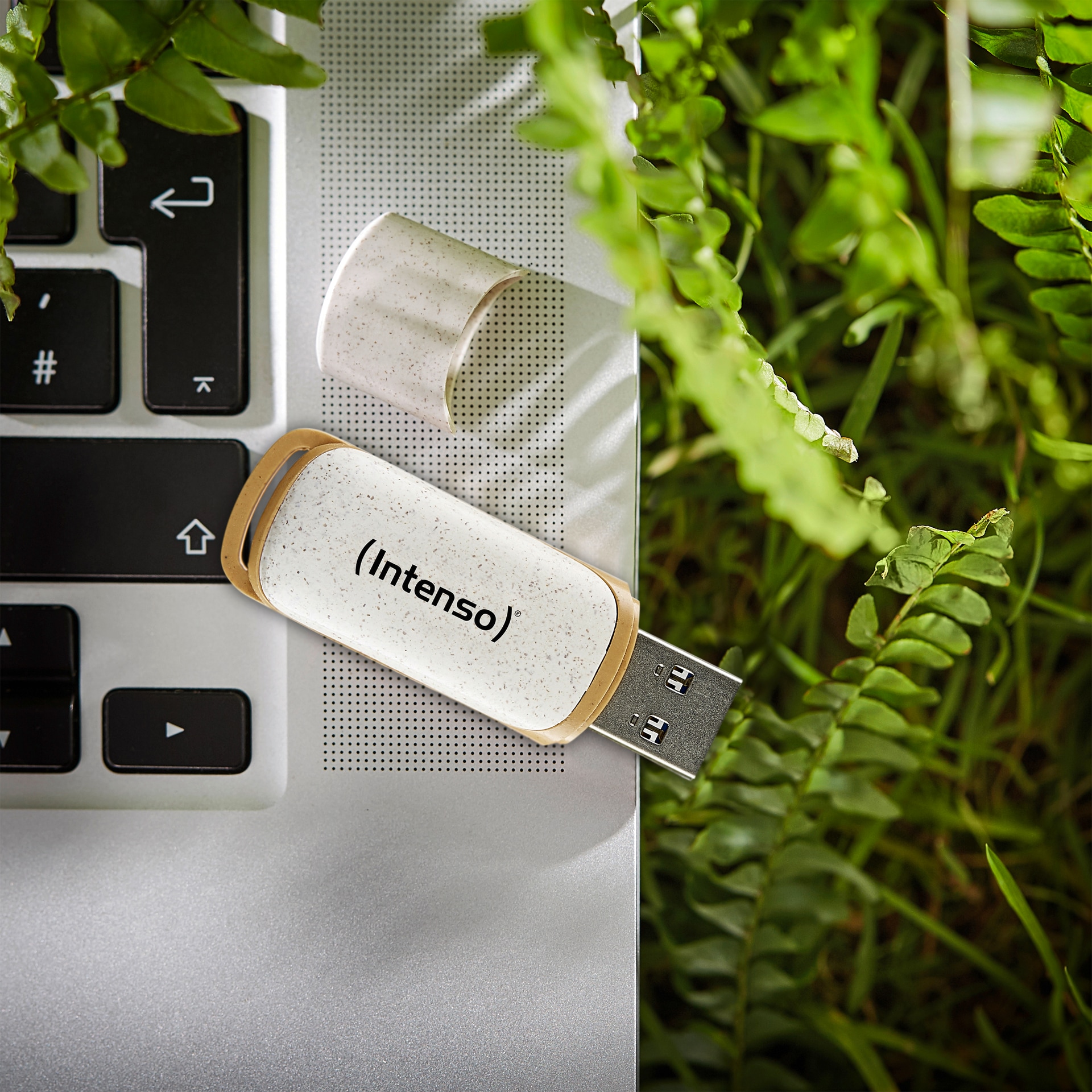 Intenso USB-Stick »Green Line 64 GB USB 3.2«, (USB 3.2 Lesegeschwindigkeit 70,00 MB/s)