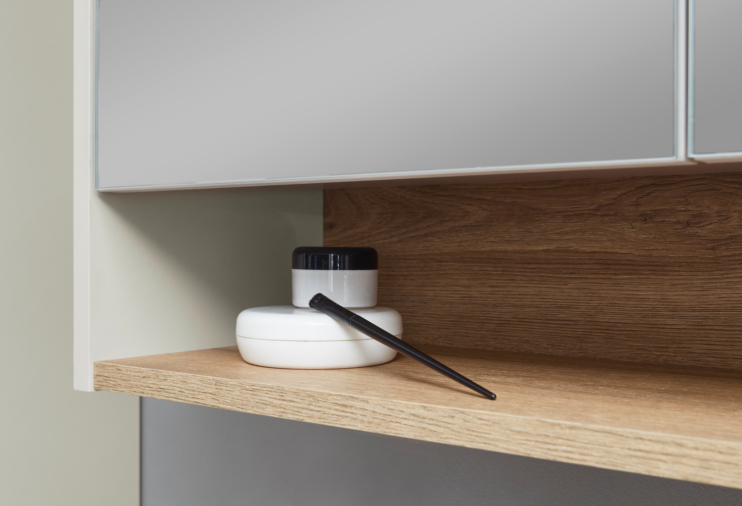 BASIC by Balculina Spiegelschrank »Linea« 1 Stk. tlg. Breite 60cm, Melaminbeschichtung