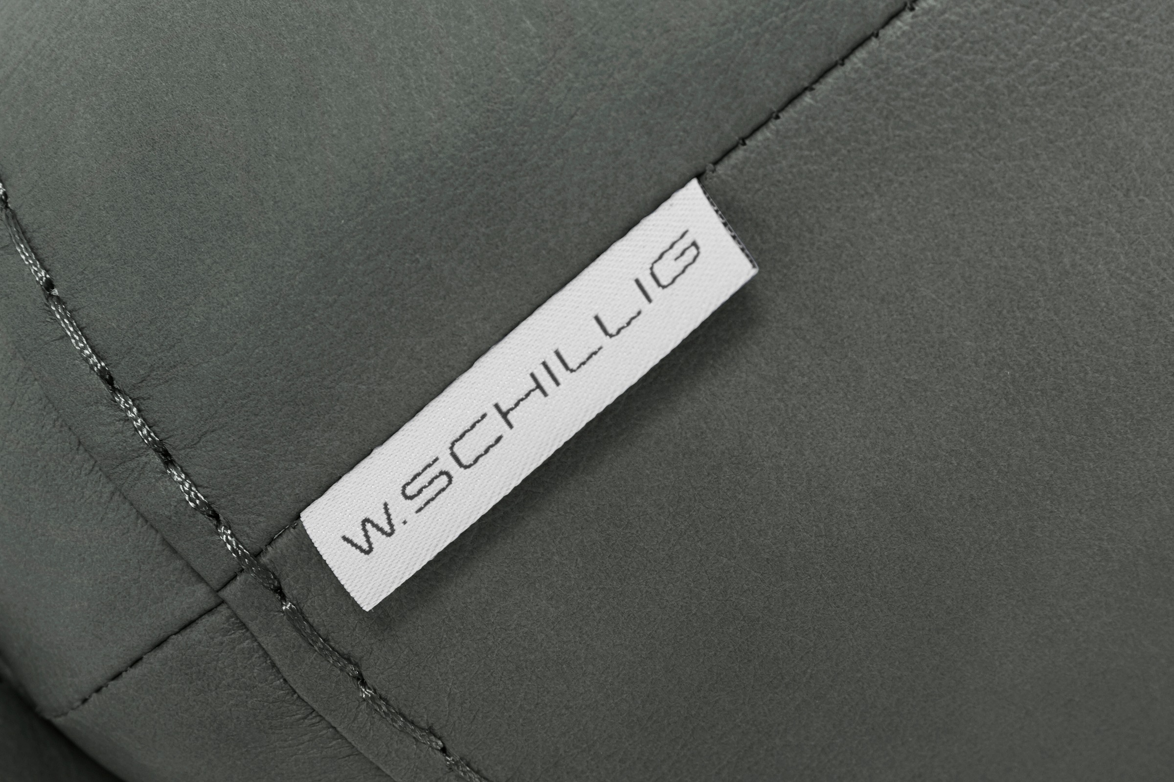 W.SCHILLIG Hocker »montanaa«, mit Metallfüßen in Silber matt, Breite 141 cm