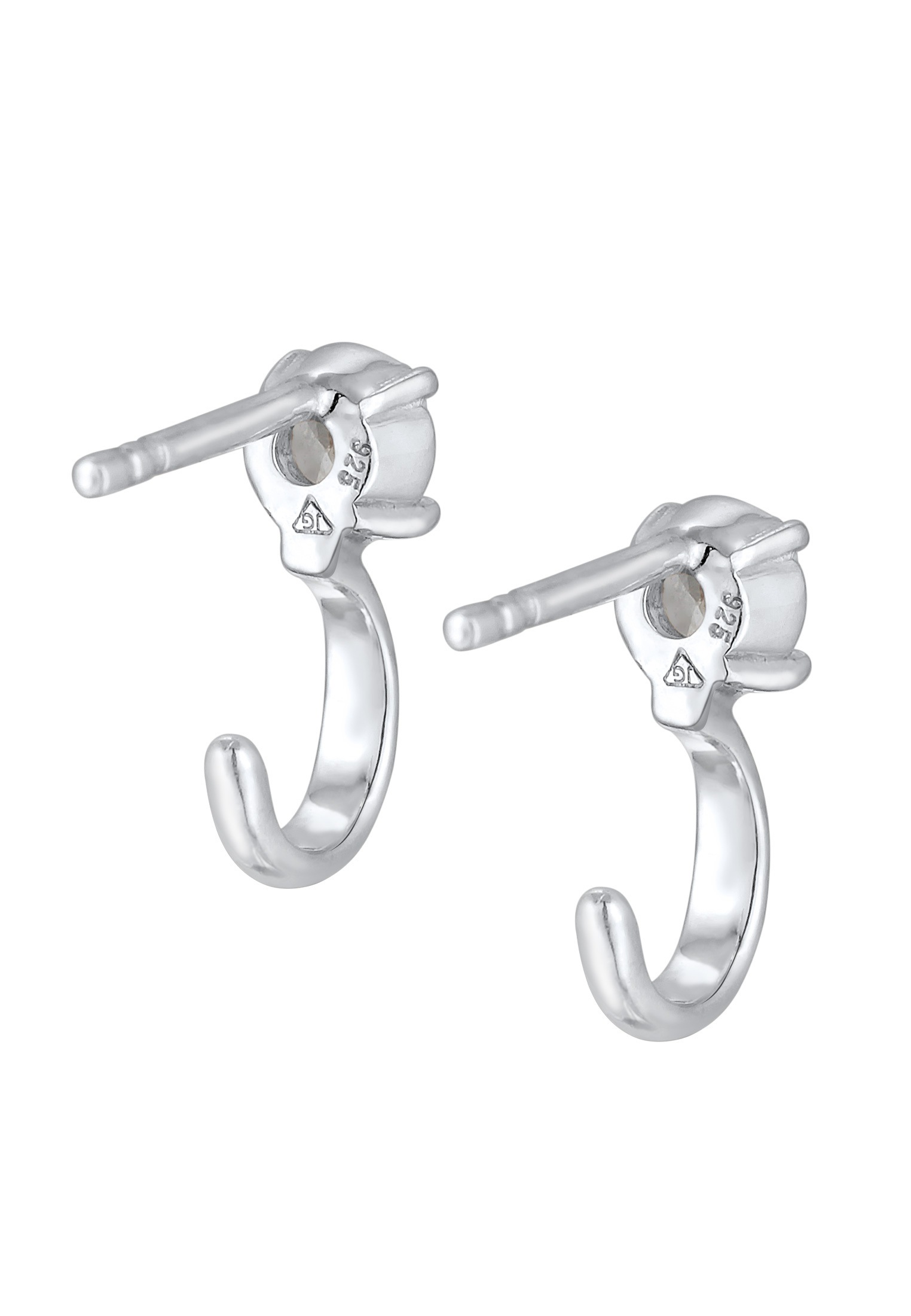 Elli Paar Ohrstecker »Ohrringe Creolen Zirkonia 925 Silber«