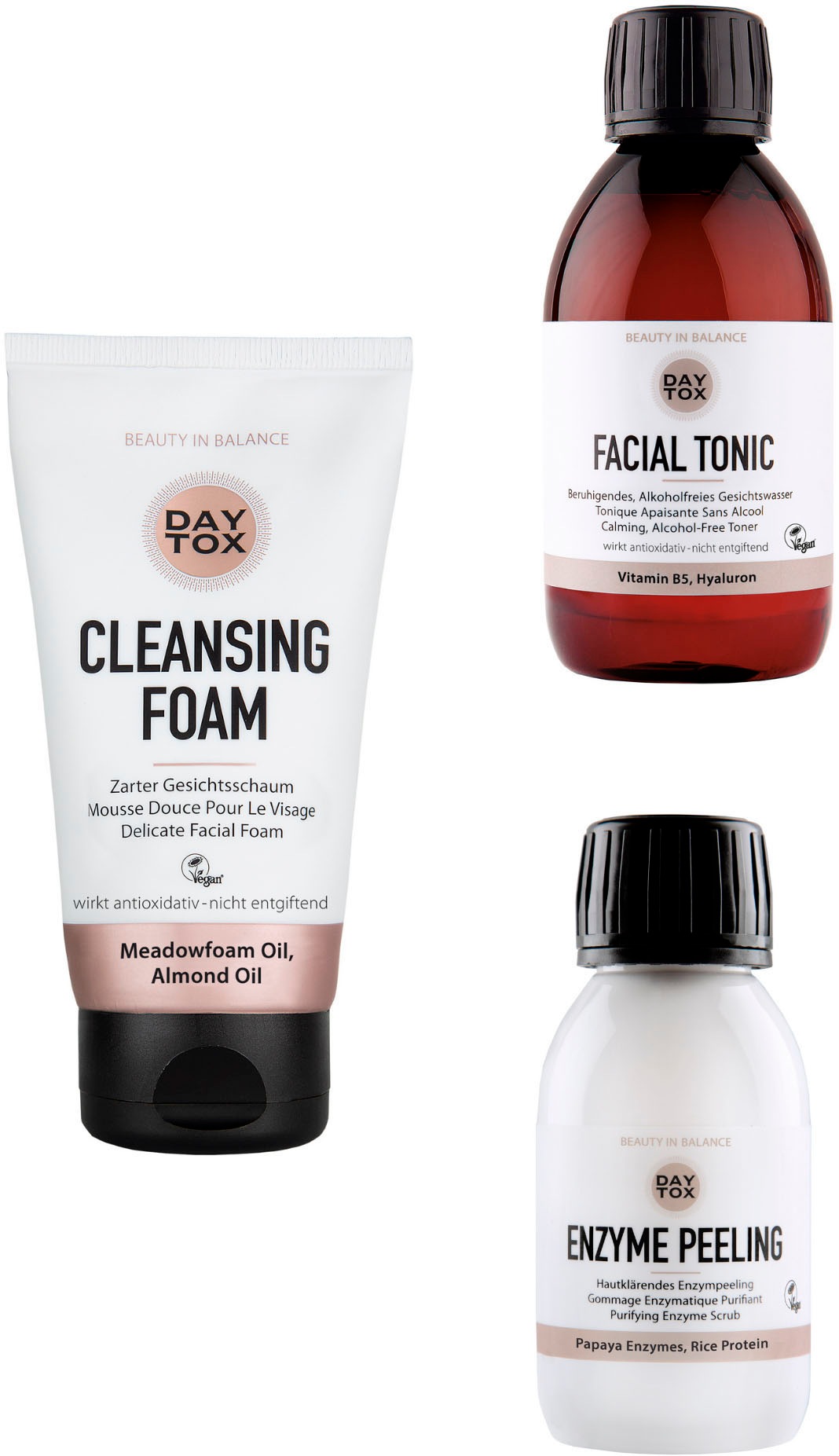 DAYTOX Gesichtspflege-Set »Clear Your Skin + Tonic«, (3 tlg.)