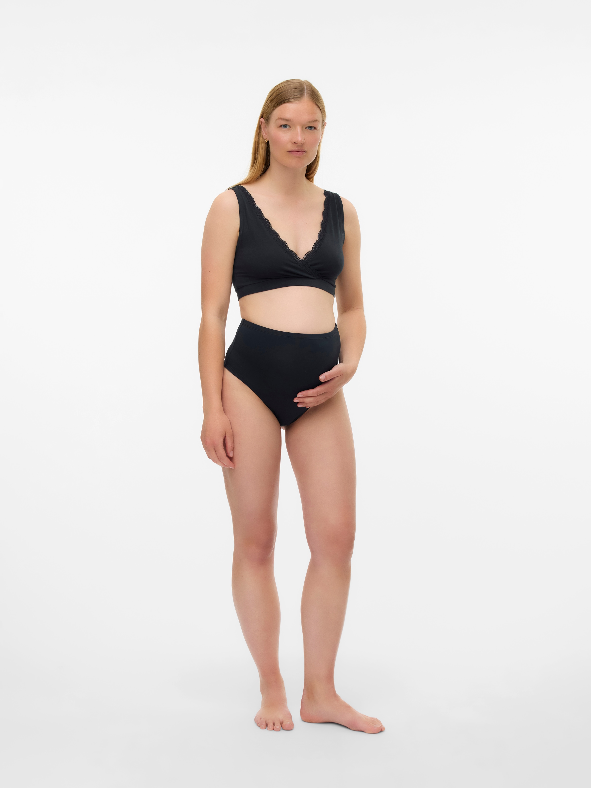 Mamalicious Bustier »MLHELENA CROSSY LACE BRA 2F 2-P NOOS«