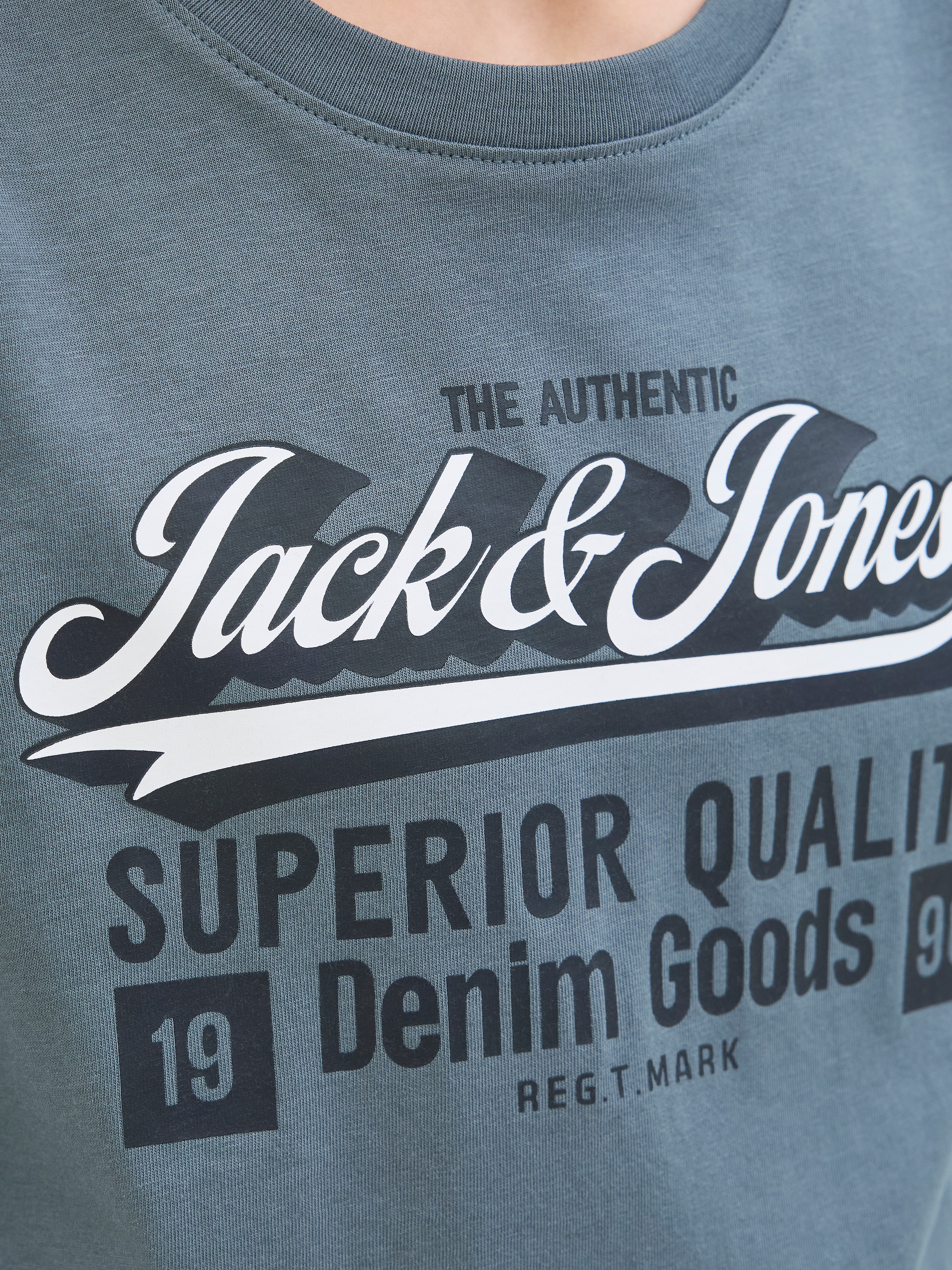Jack & Jones Junior Langarmshirt »JJELOGO TEE LS O-NEC 2 COL AW25 NOOS JNR«