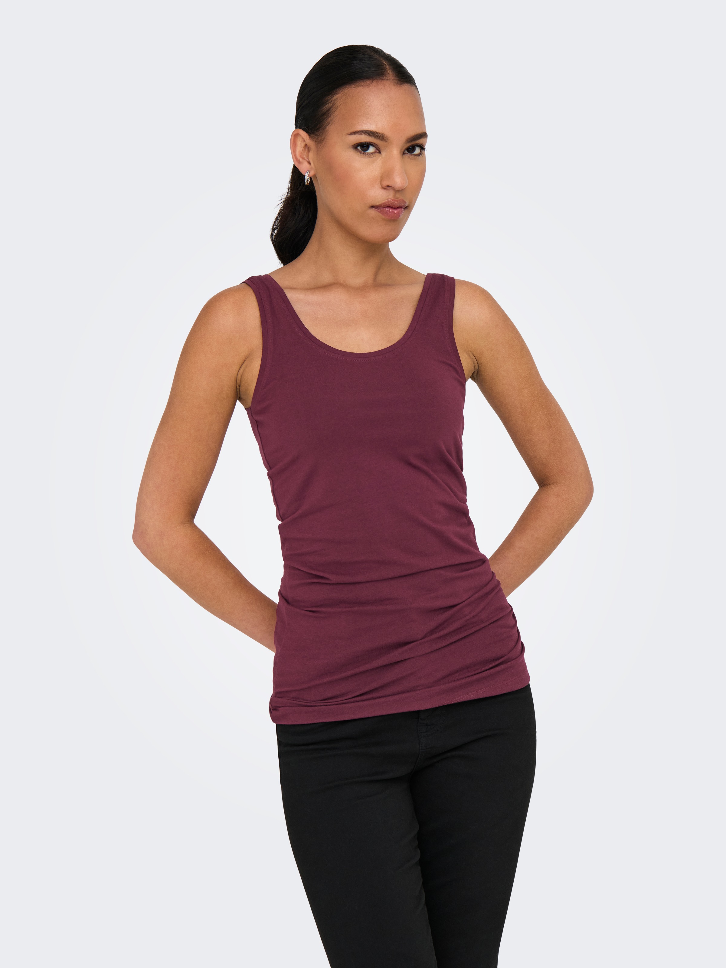 ONLY Tanktop »ONLLIVE LOVE NEW LONG TT 2PACK NOOS«, (Packung, 2er-Pack)