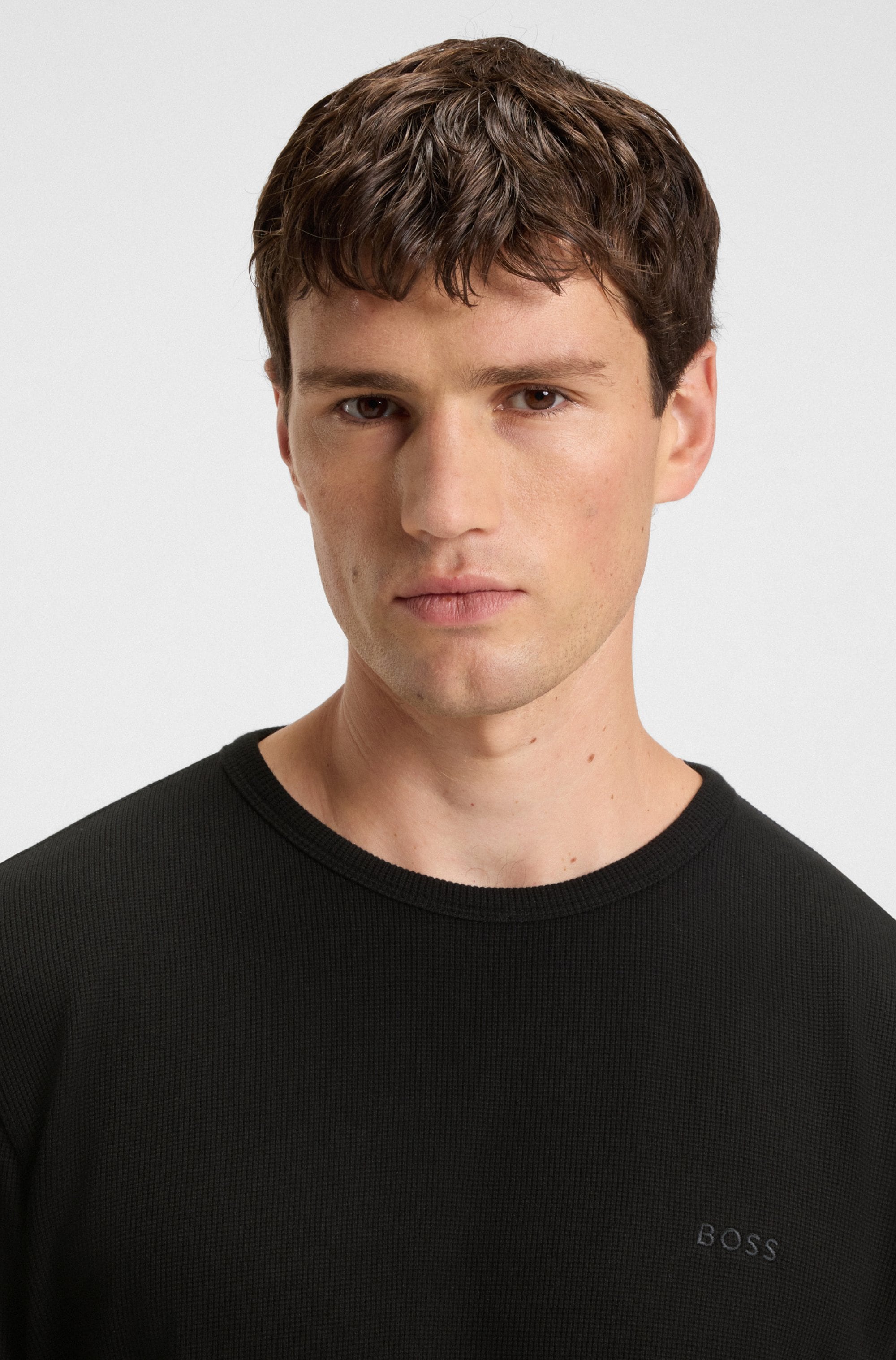 BOSS ORANGE Langarmshirt »Tempesto«, mit BOSS-Stickerei